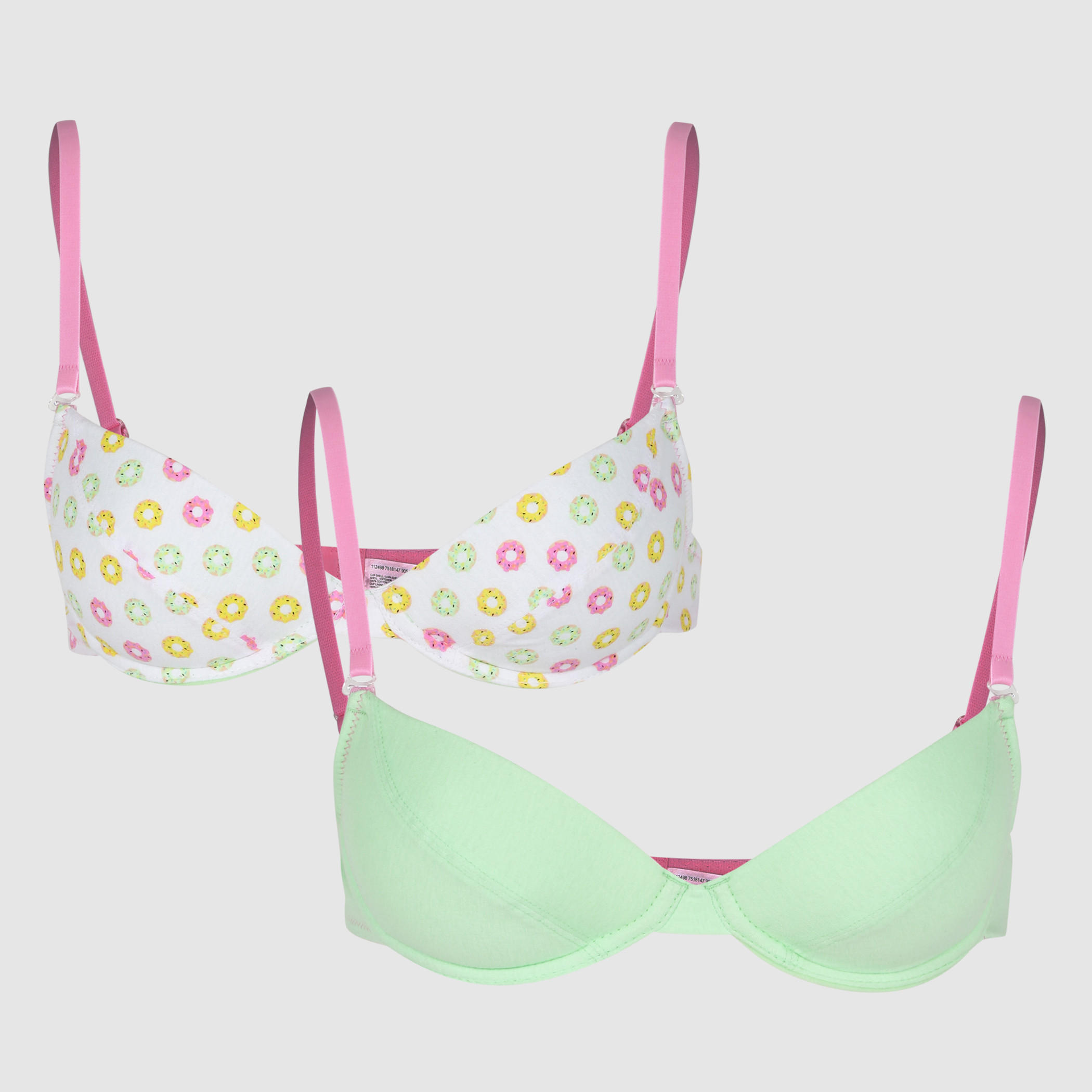 صدريّة مبطّنة بدعامات تحتية وطبعات - طقم من قطعتين-women-clothing-lingerie-bras-image-2