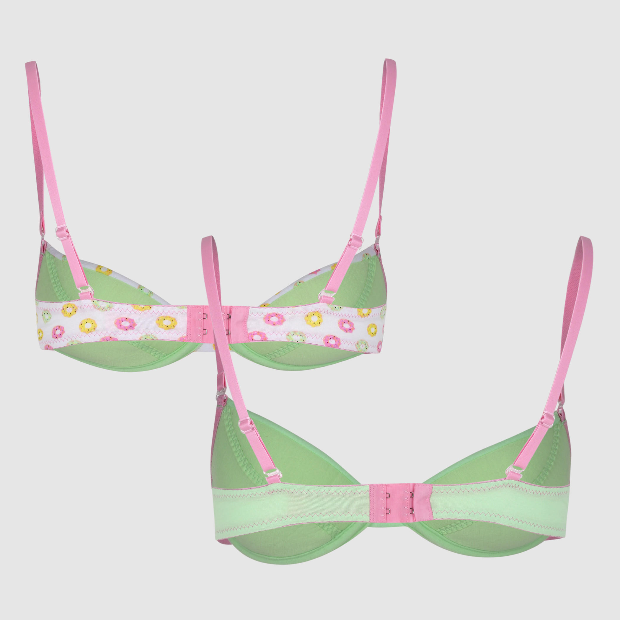 صدريّة مبطّنة بدعامات تحتية وطبعات - طقم من قطعتين-women-clothing-lingerie-bras-image-1
