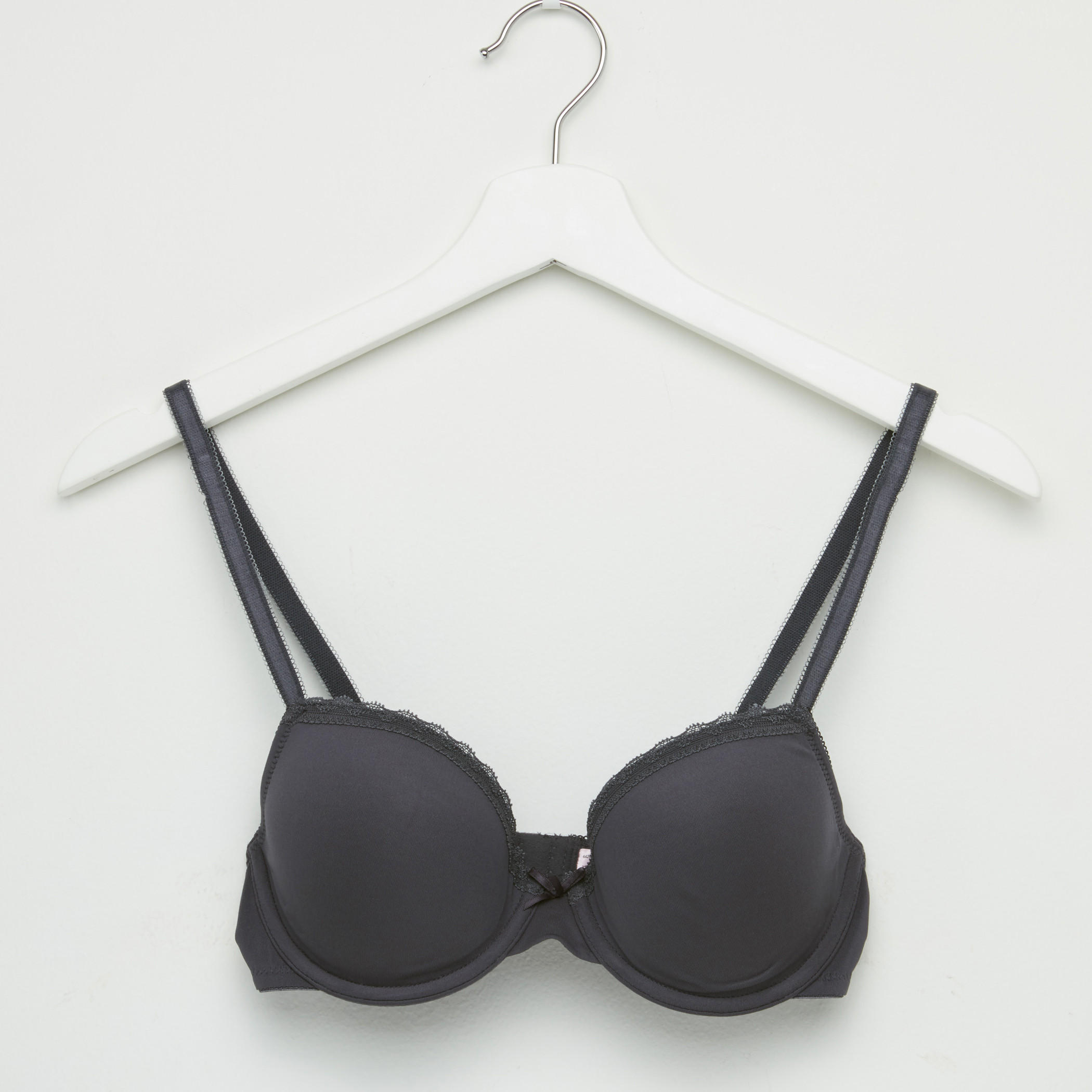 صدريّة مبطّنة بتفاصيل دانتيل ومشبك إغلاق ناعم - طقم من قطعتين-women-clothing-lingerie-bras-image-2