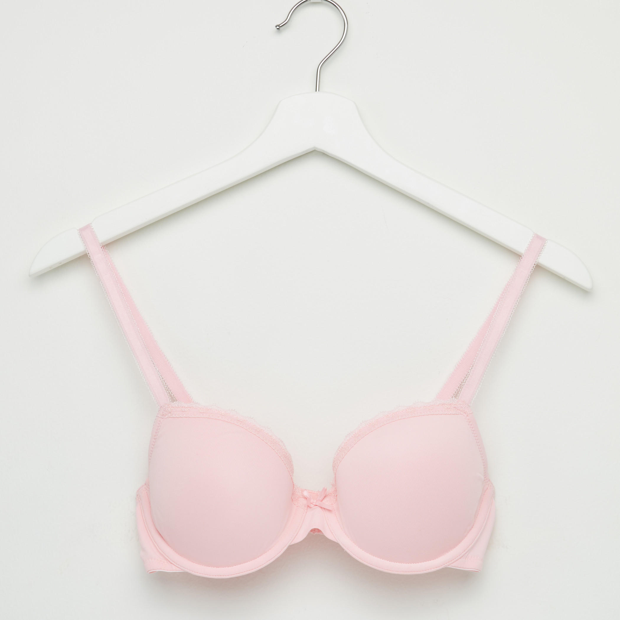 صدريّة مبطّنة بتفاصيل دانتيل ومشبك إغلاق ناعم - طقم من قطعتين-women-clothing-lingerie-bras-image-2
