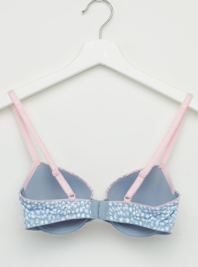 صدريّة مبطّنة بتفاصيل دانتيل ومشبك إغلاق ناعم - طقم من قطعتين-women-clothing-lingerie-bras-image-5