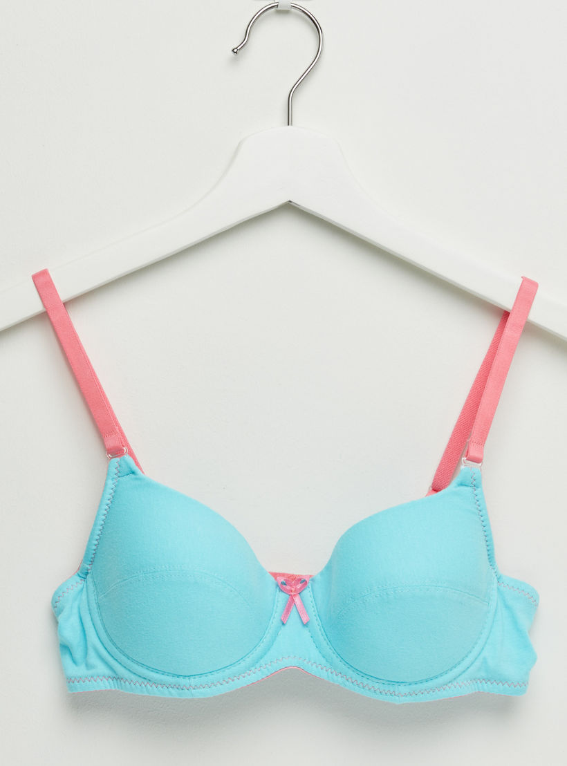 صدرية مبطّنة بمشبك إغلاق - طقم من قطعتين-women-clothing-lingerie-bras-image-2