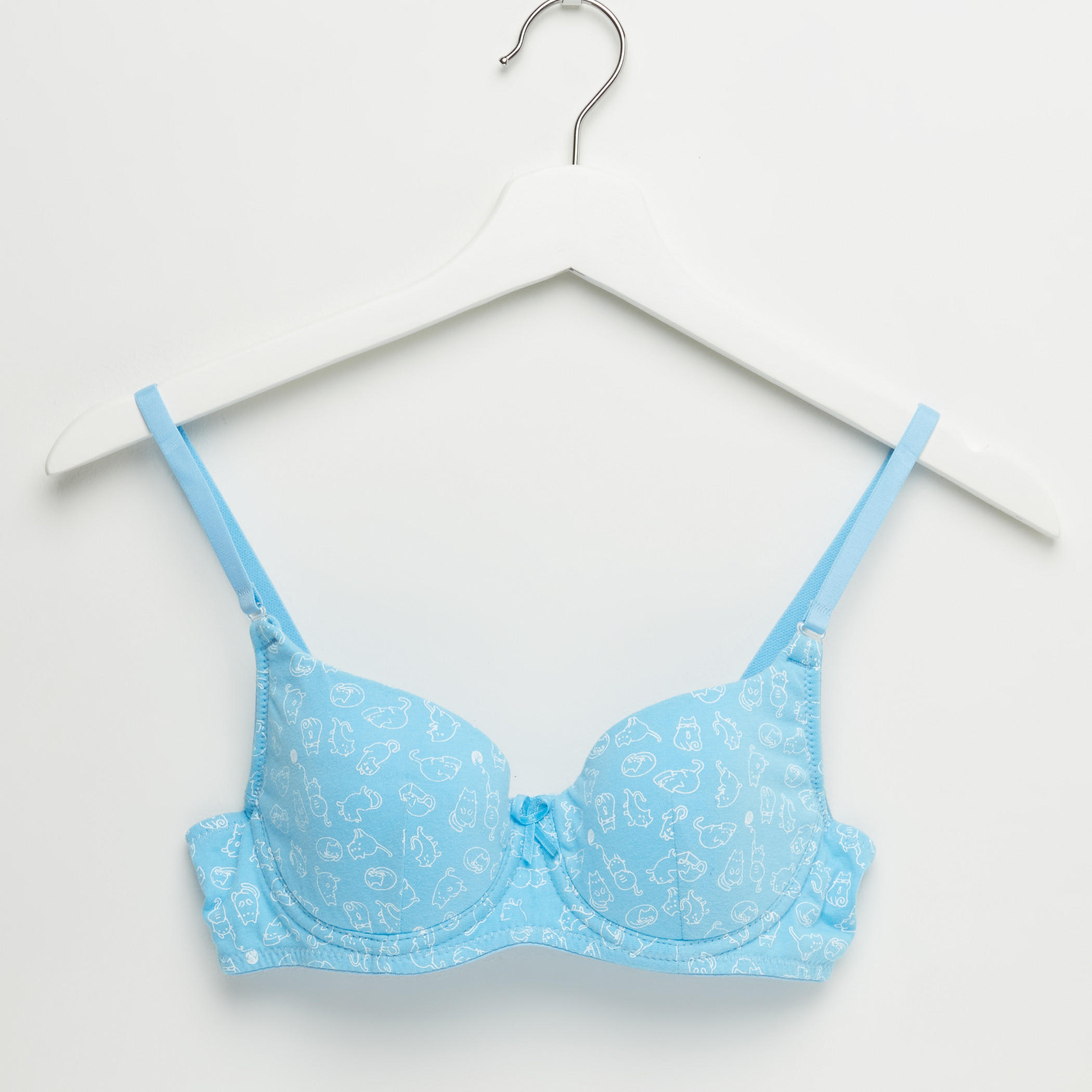 صدرية مبطّنة بمشبك إغلاق - طقم من قطعتين-women-clothing-lingerie-bras-image-2