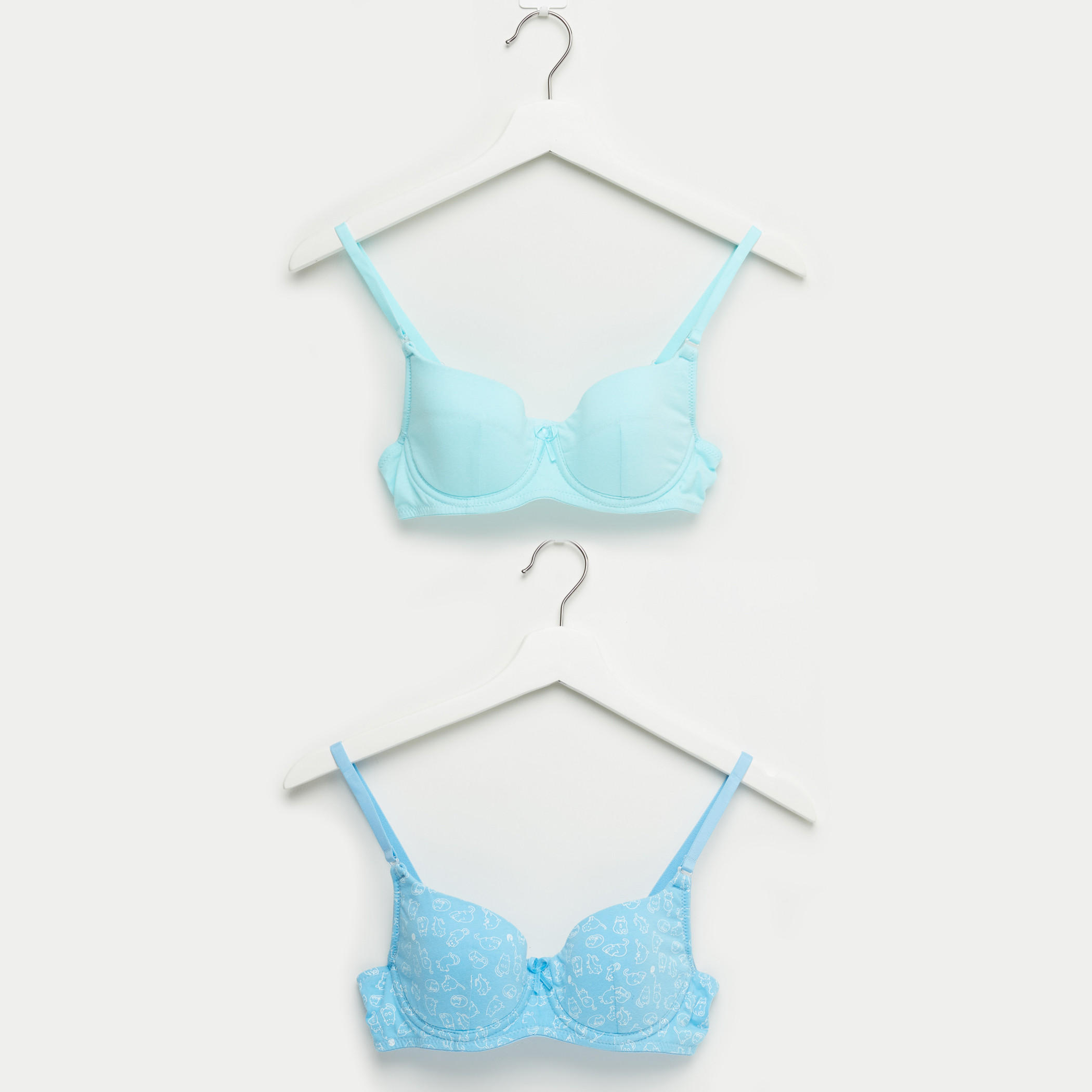 صدرية مبطّنة بمشبك إغلاق - طقم من قطعتين-women-clothing-lingerie-bras-image-1