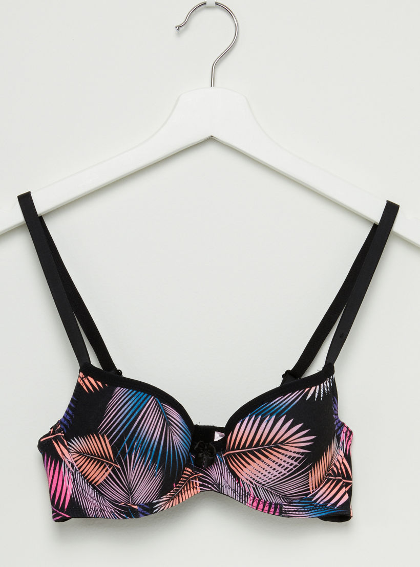 صدرية مبطّنة بحمّالات قابلة للتعديل وطبعات-women-clothing-lingerie-bras-image-2
