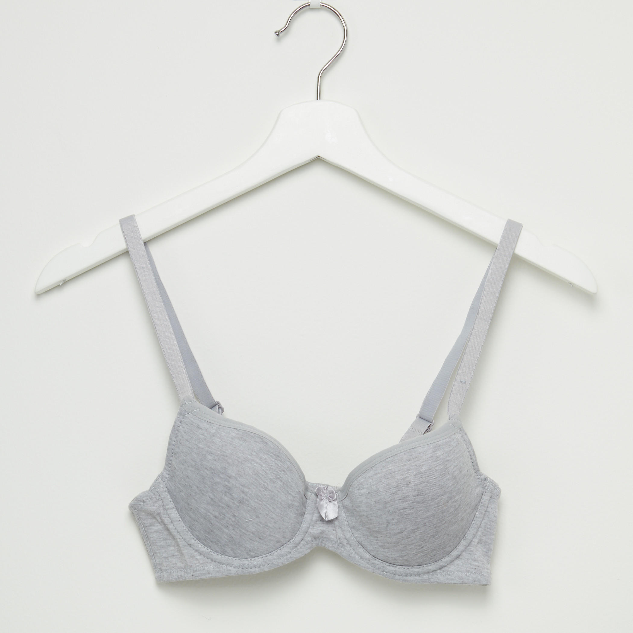 صدريّة مبطنة بحمّالات قابلة للتعديل ومشبك إغلاق-women-clothing-lingerie-bras-image-2