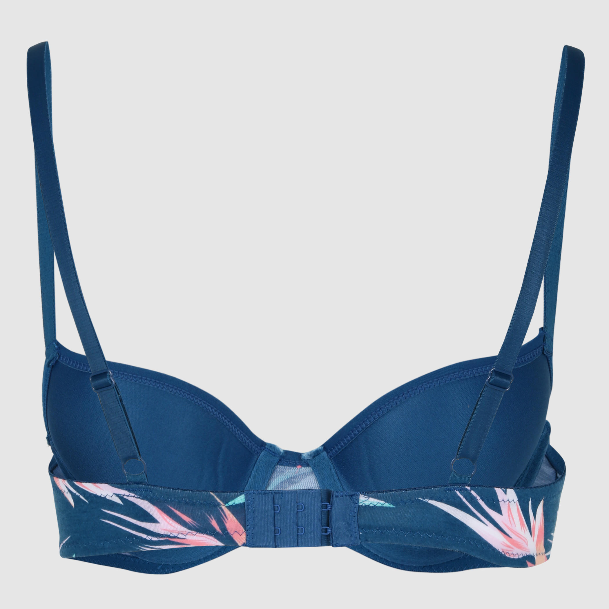 Printed Bra with Spaghetti Straps and Hook Closure-women-clothing-lingerie-bras-image-2