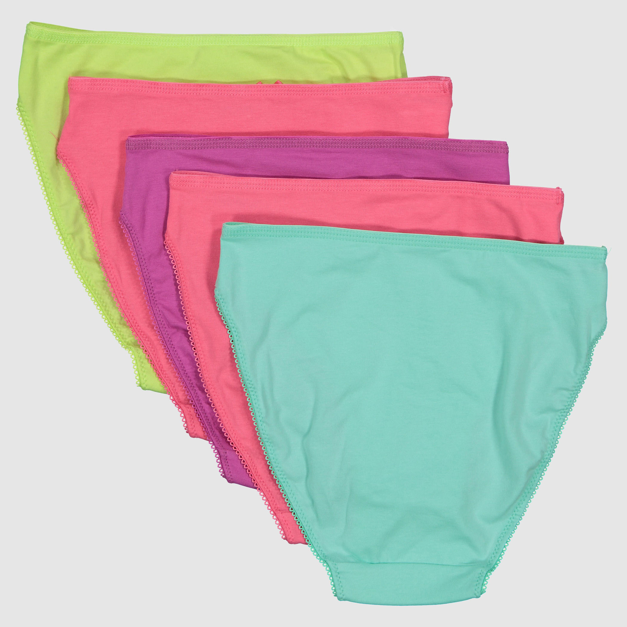 سراويل داخلية بخصر مطّاطي وفيونكة - طقم من 5 قطع-women-clothing-lingerie-panties-image-2