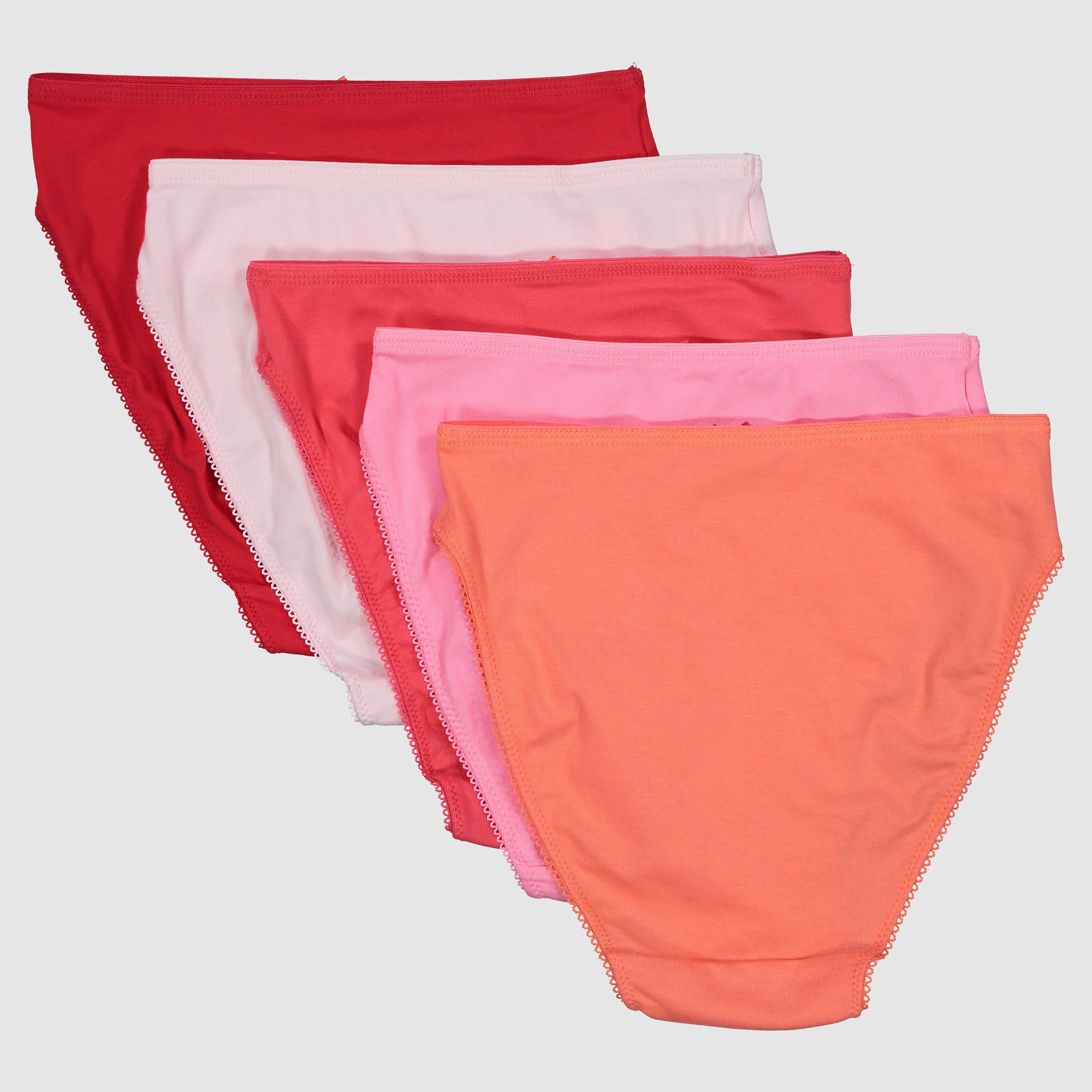 سراويل داخلية بخصر مطّاطي وفيونكة - طقم من 5 قطع-women-clothing-lingerie-panties-image-2