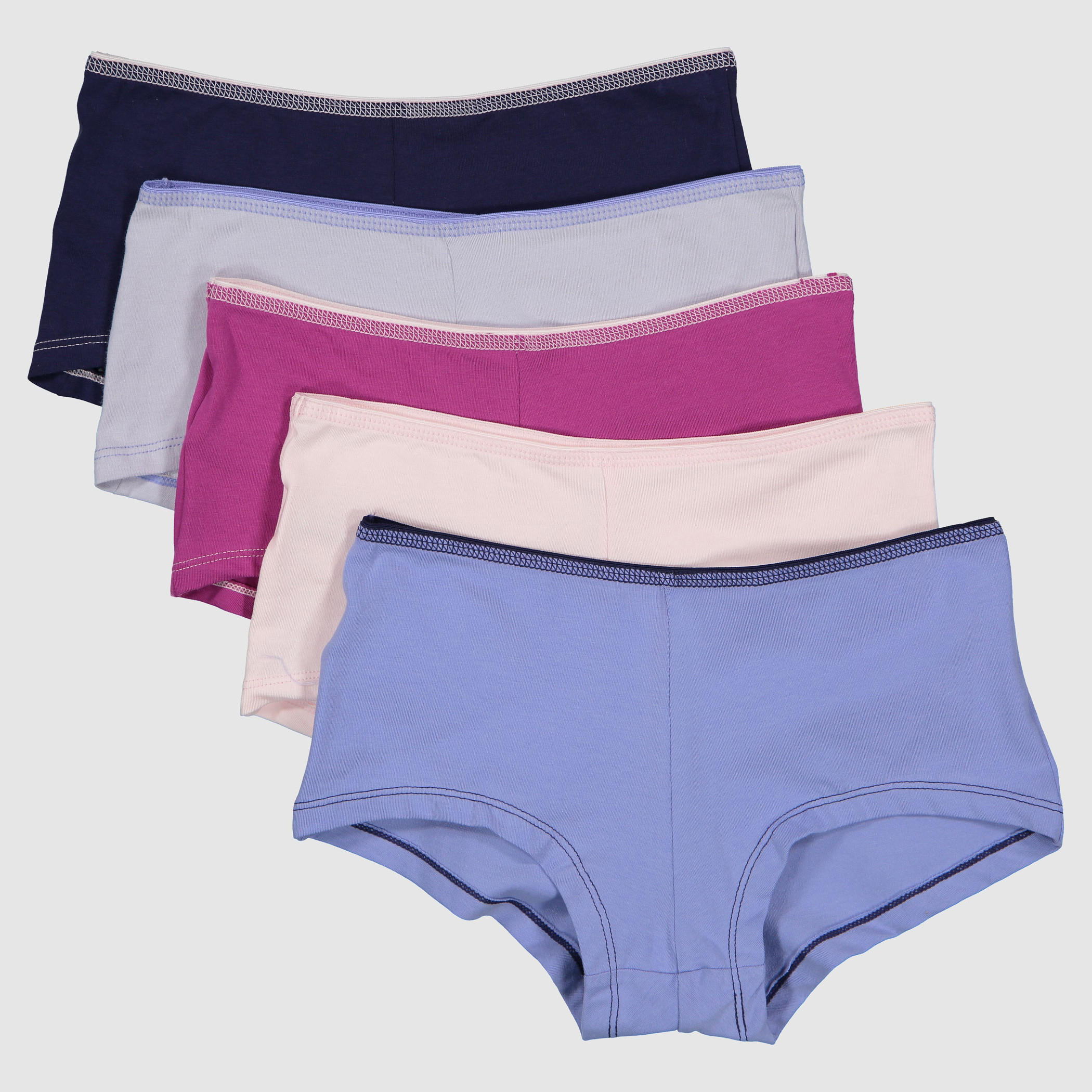 سراويل داخلية بخصر مطّاطي - طقم من 5 قطع-women-clothing-lingerie-panties-image-1