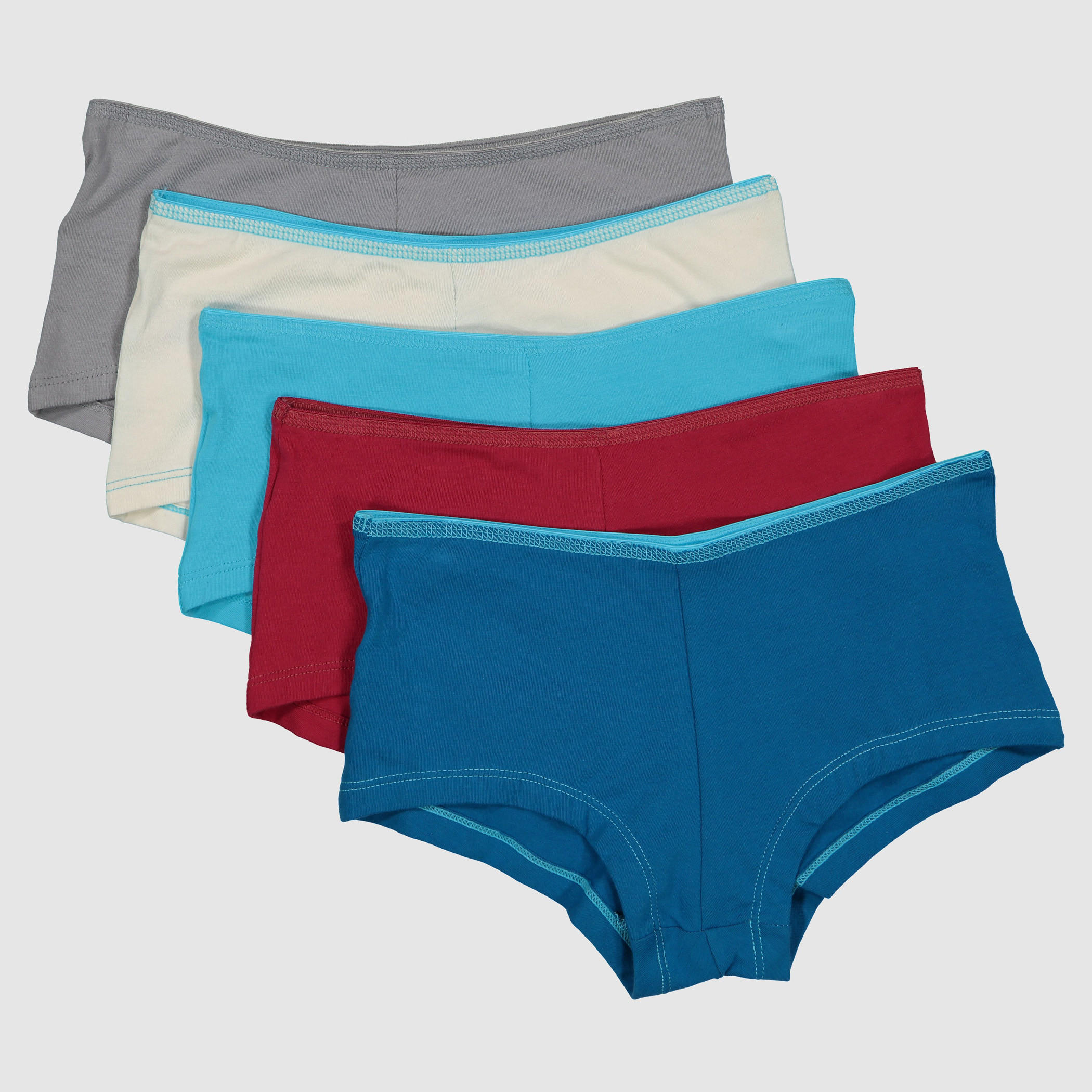 سراويل داخلية بخصر مطّاطي - طقم من 5 قطع-women-clothing-lingerie-panties-image-1