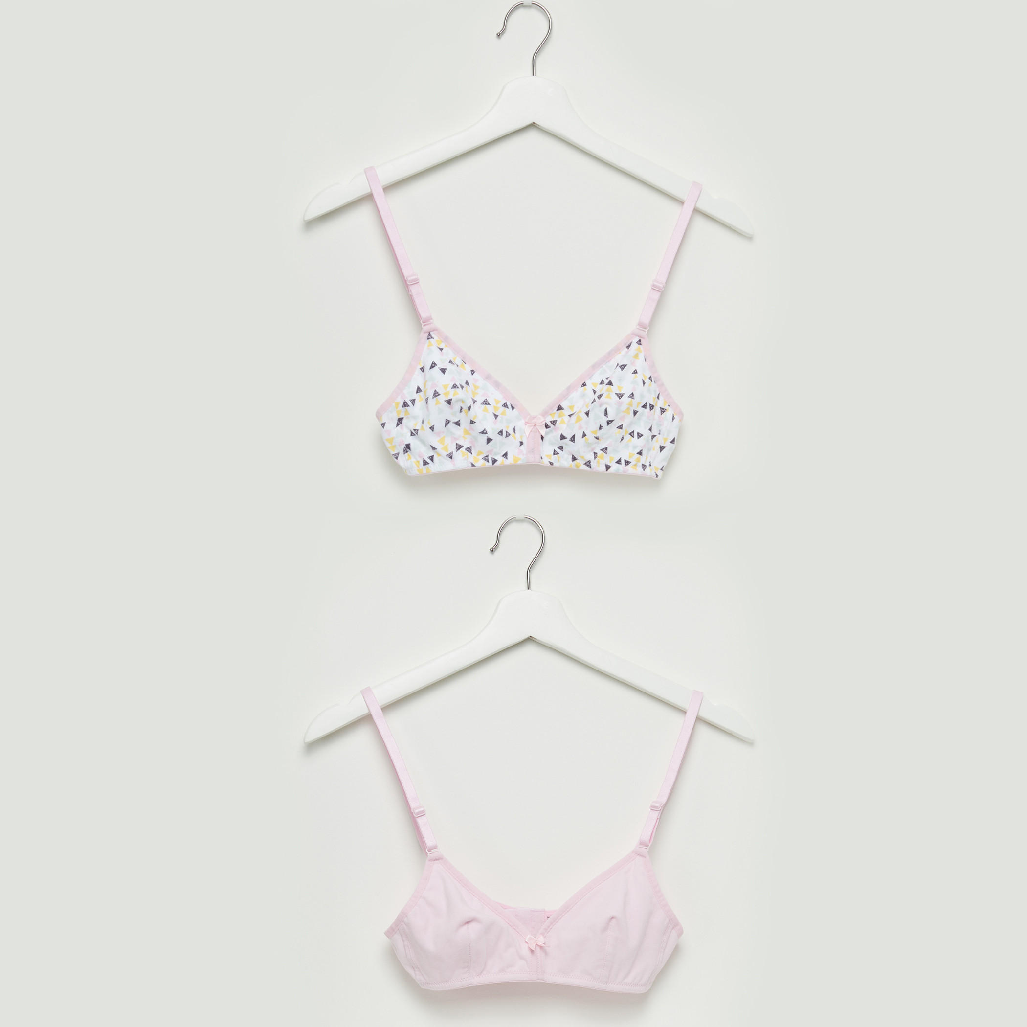 صدريّة غير مبطّنة بحمّالات قابلة للتعديل - طقم من قطعتين-women-clothing-lingerie-bras-image-1