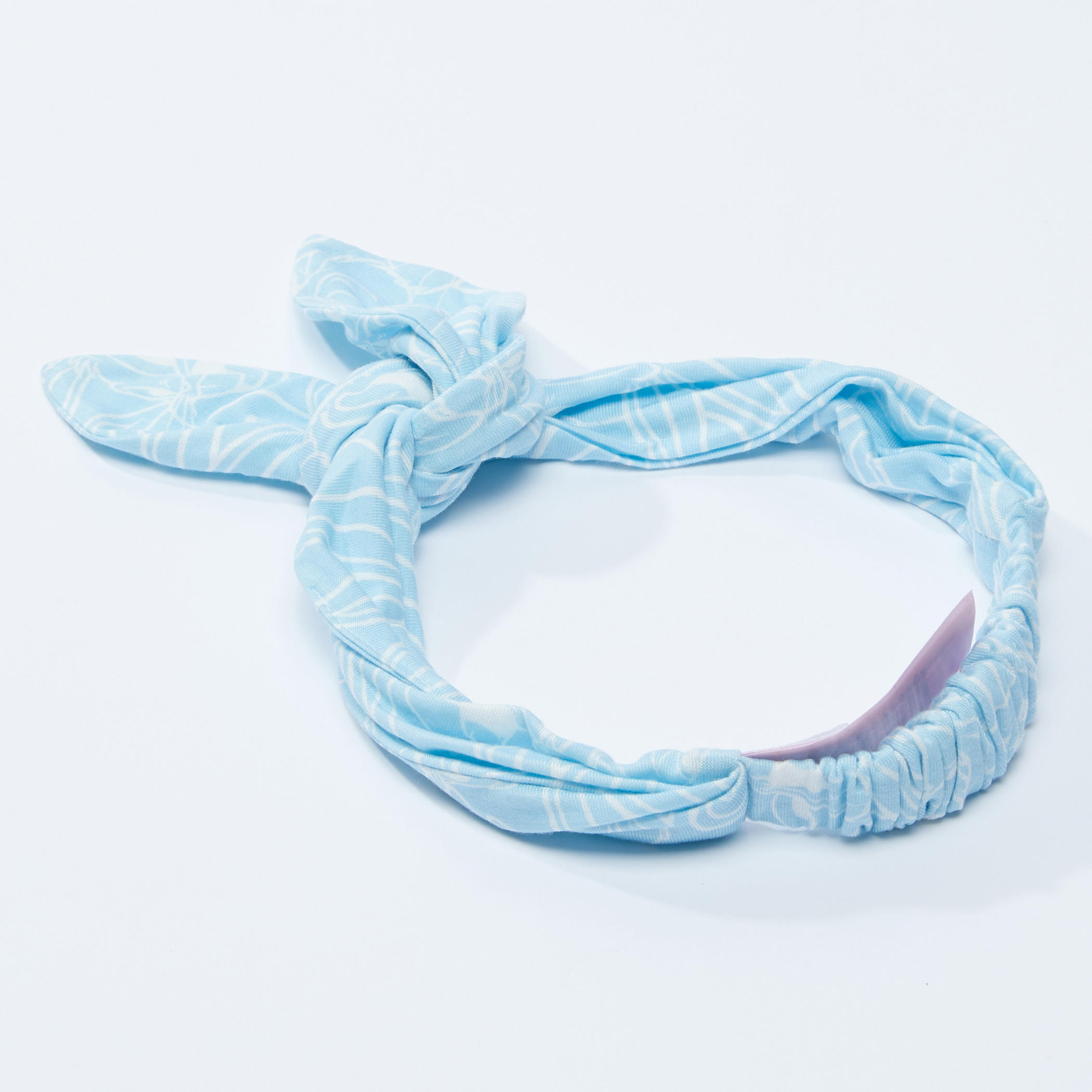 Printed Hair Band with Tie-Up Detail-women-hairaccessories-image-1