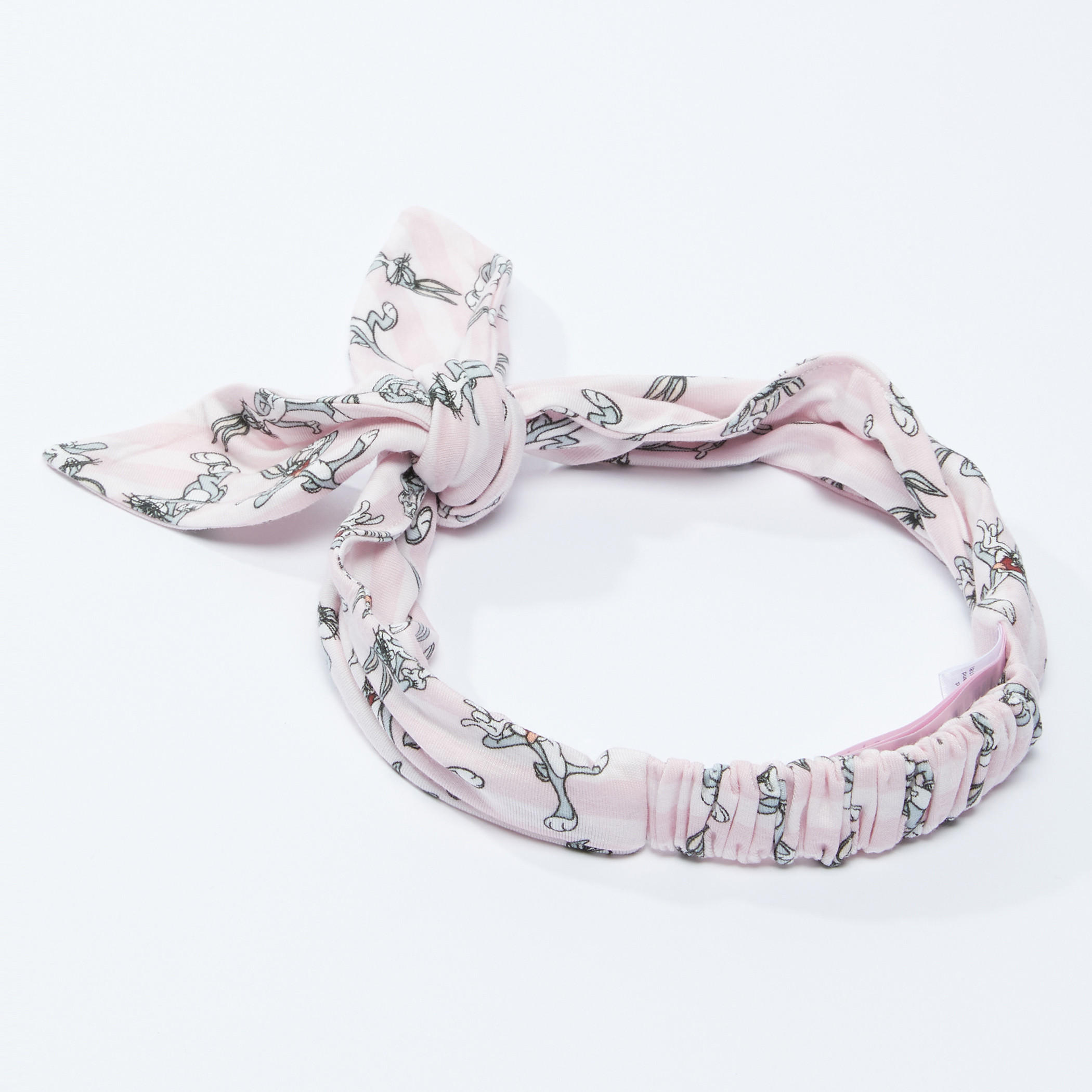 Printed Hair Band with Tie-Up Detail-women-hairaccessories-image-1