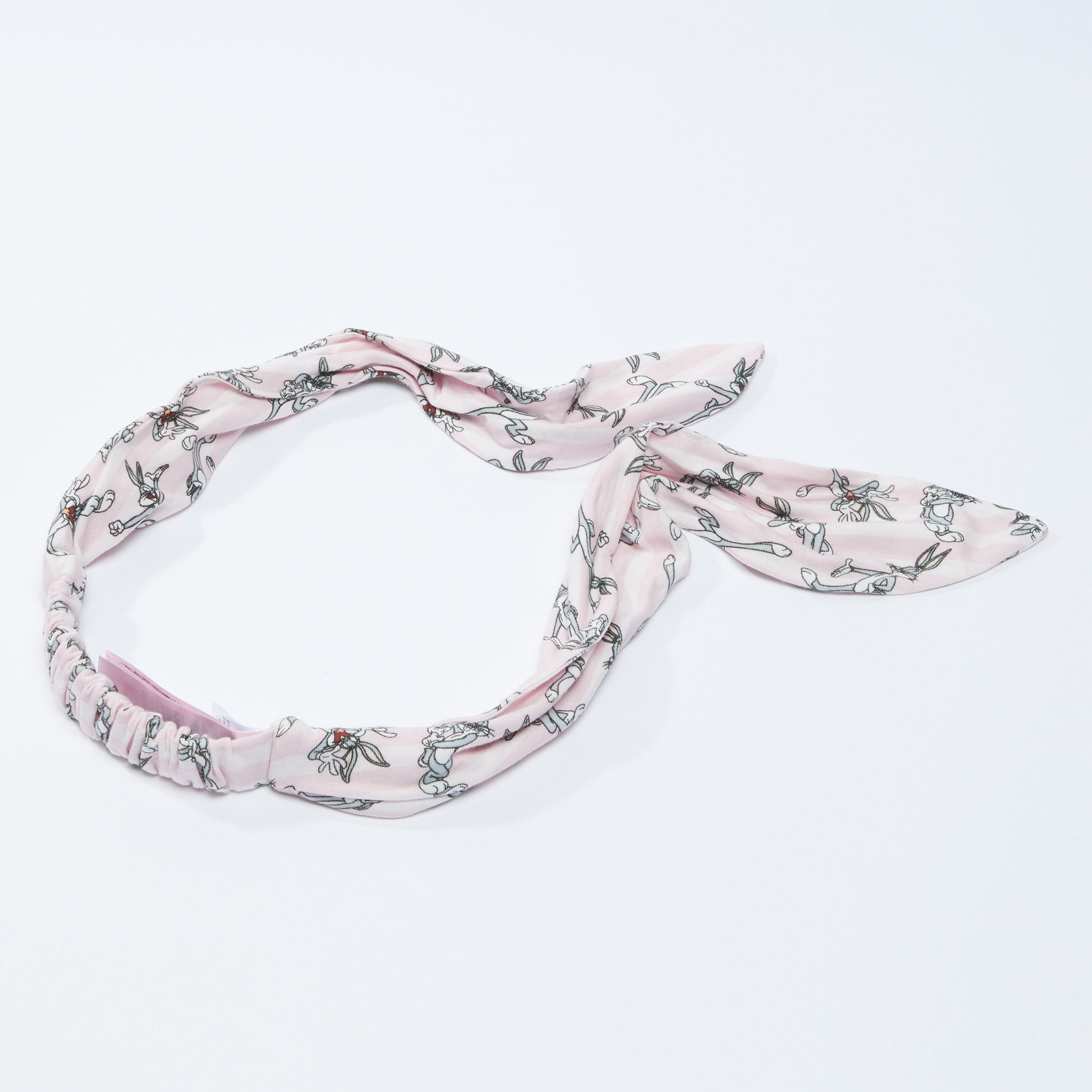 Printed Hair Band with Tie-Up Detail-women-hairaccessories-image-2