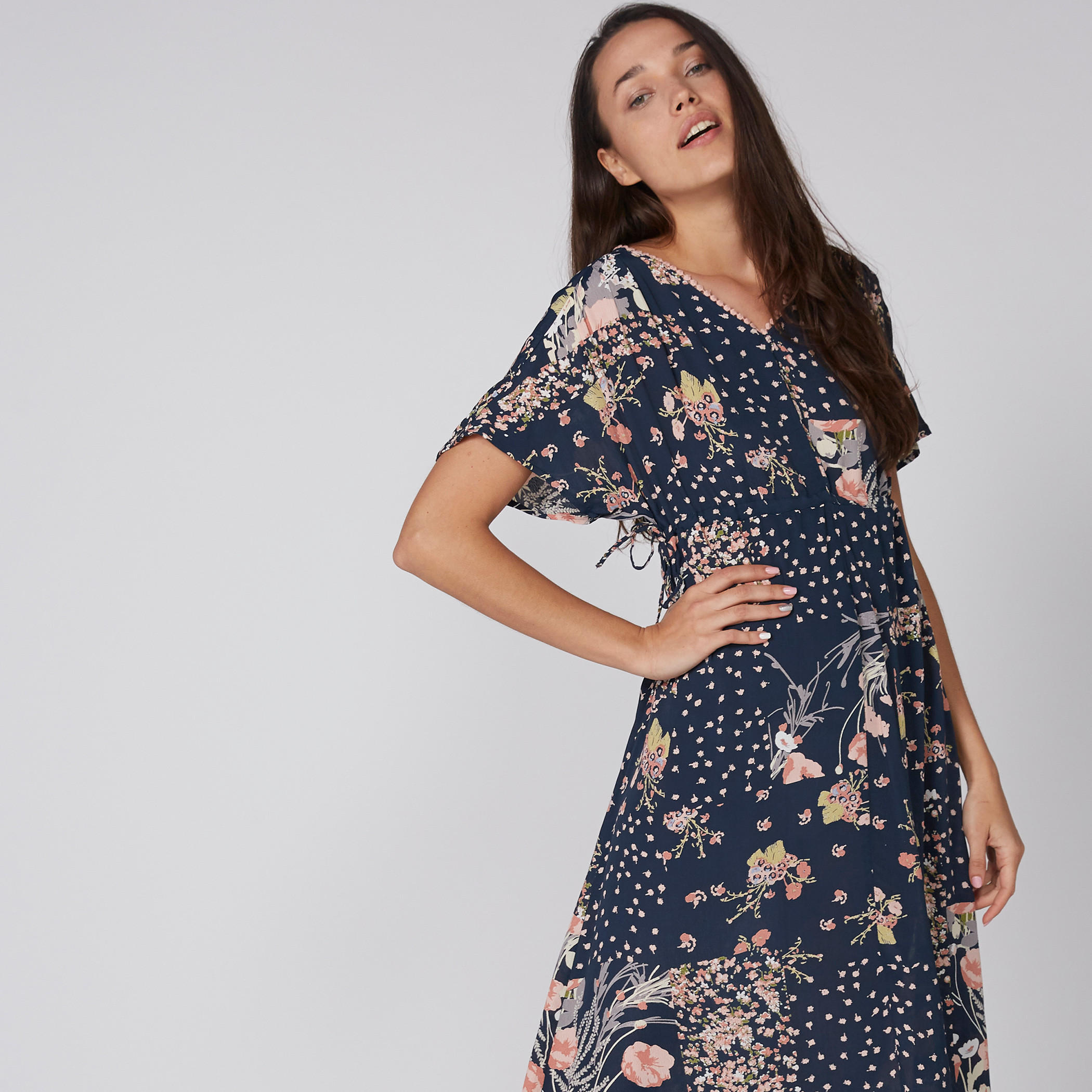 فستان بياقة V وطبعات-women-clothing-nightwear-nighties-image-3