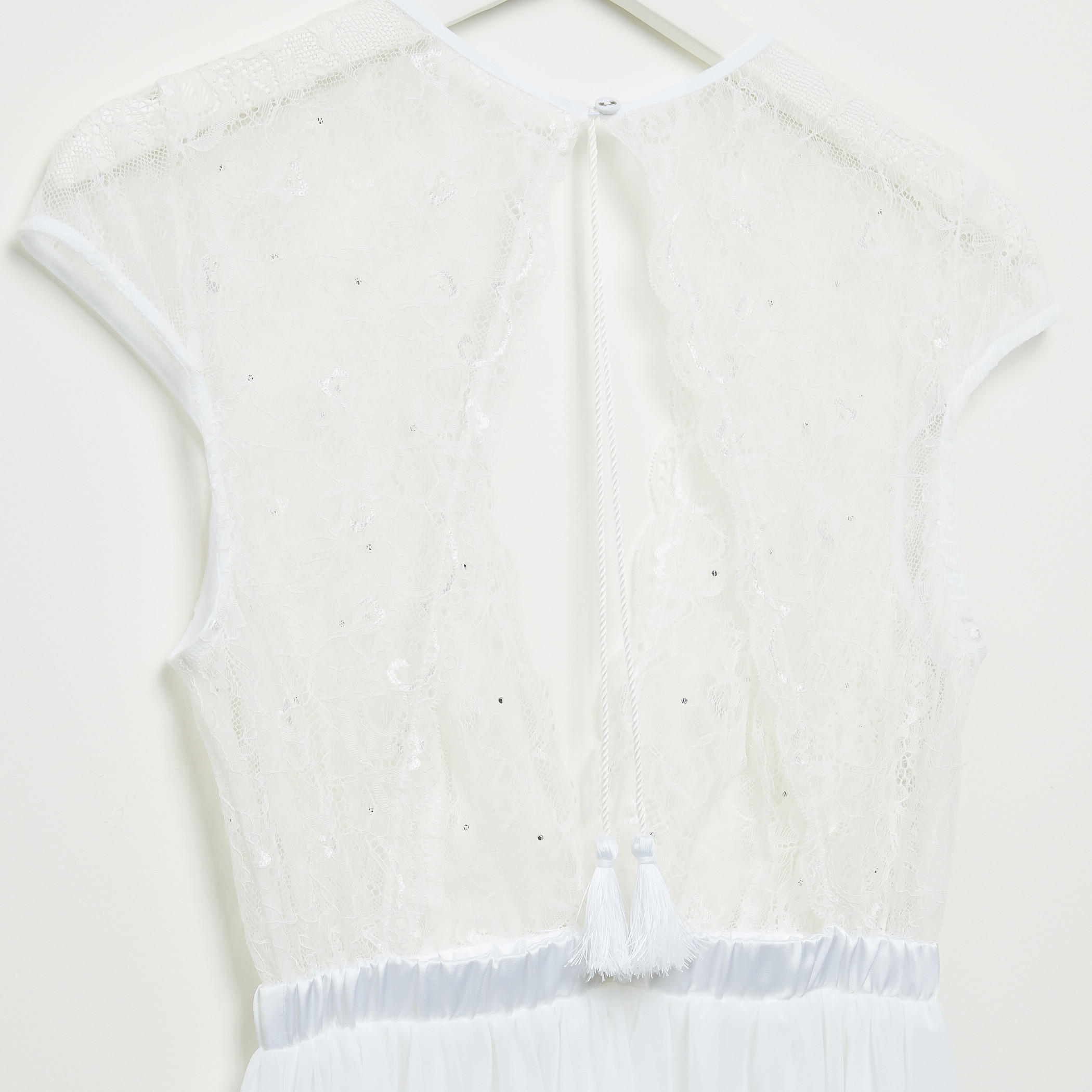 Lace Detail Sleep Dress with Cap Sleeves-women-clothing-nightwear-nighties-image-3