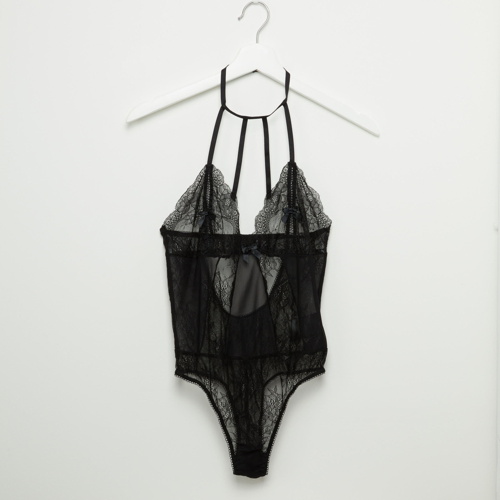 تيدي غير مبطّن بتفاصيل دانتيل-women-clothing-lingerie-babydollsandbodysuits-image-1