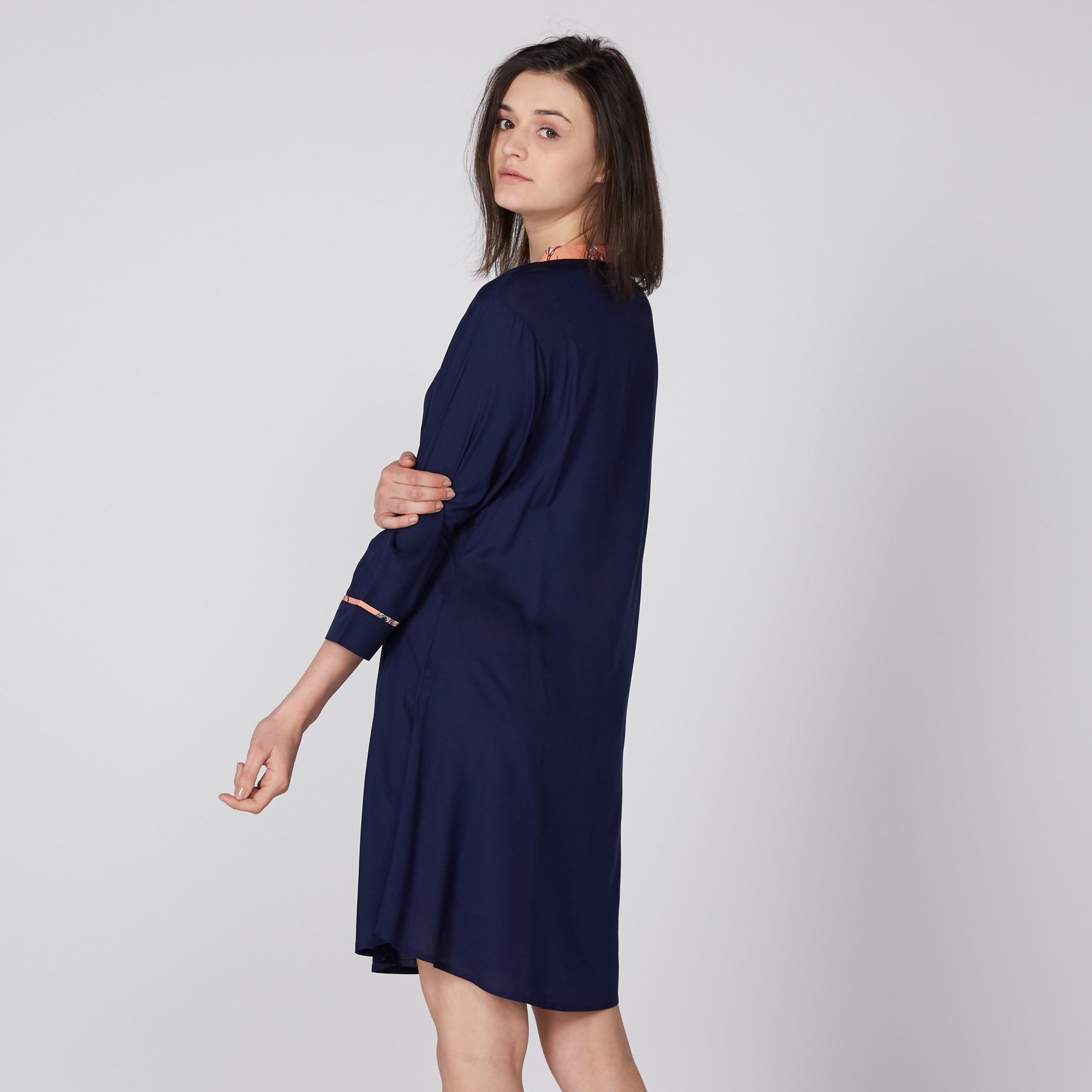 Printed Sleep Dress with 3/4 Sleeves - Set of 2-women-clothing-nightwear-pyjamas-tops-image-4