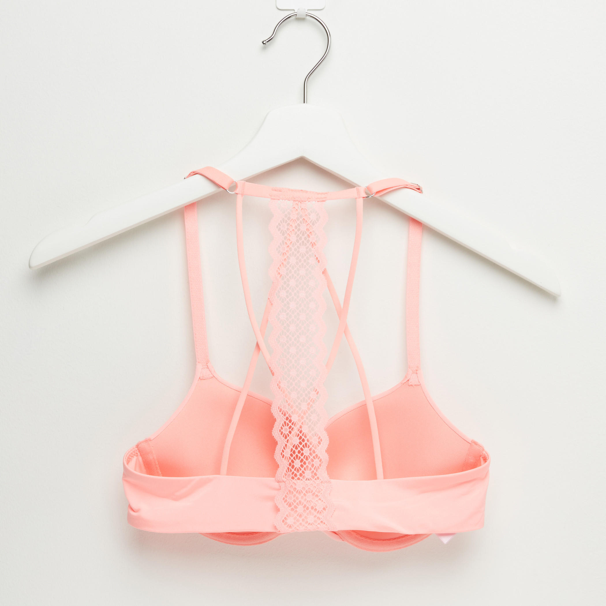 صدرية مبطّنة بتفاصيل دانتيل وحمّالات رفيعة-women-clothing-lingerie-bras-image-2