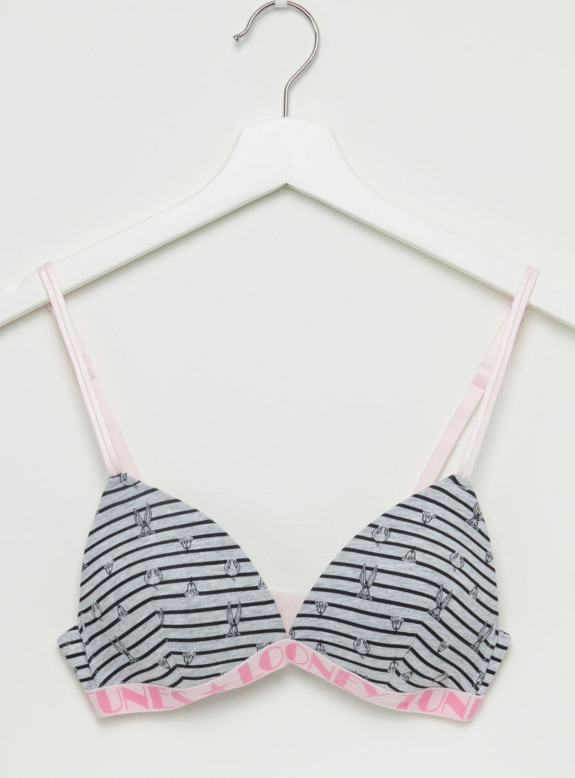 صدريّة مبطّنة بطبعات لوني تونز-women-clothing-lingerie-bras-image-1