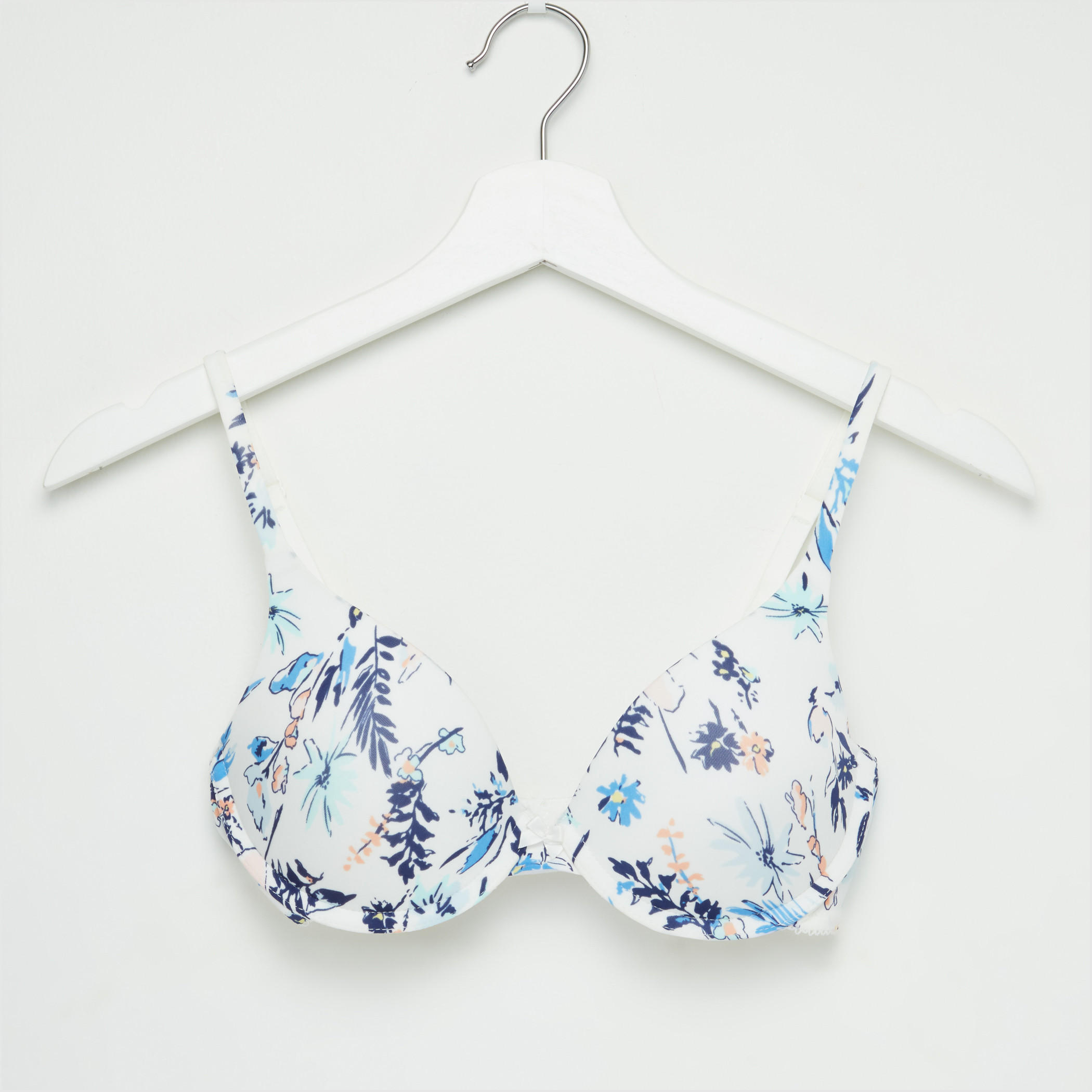 Printed Plunge Bra with Briefs-women-clothing-lingerie-lingeriesets-image-2