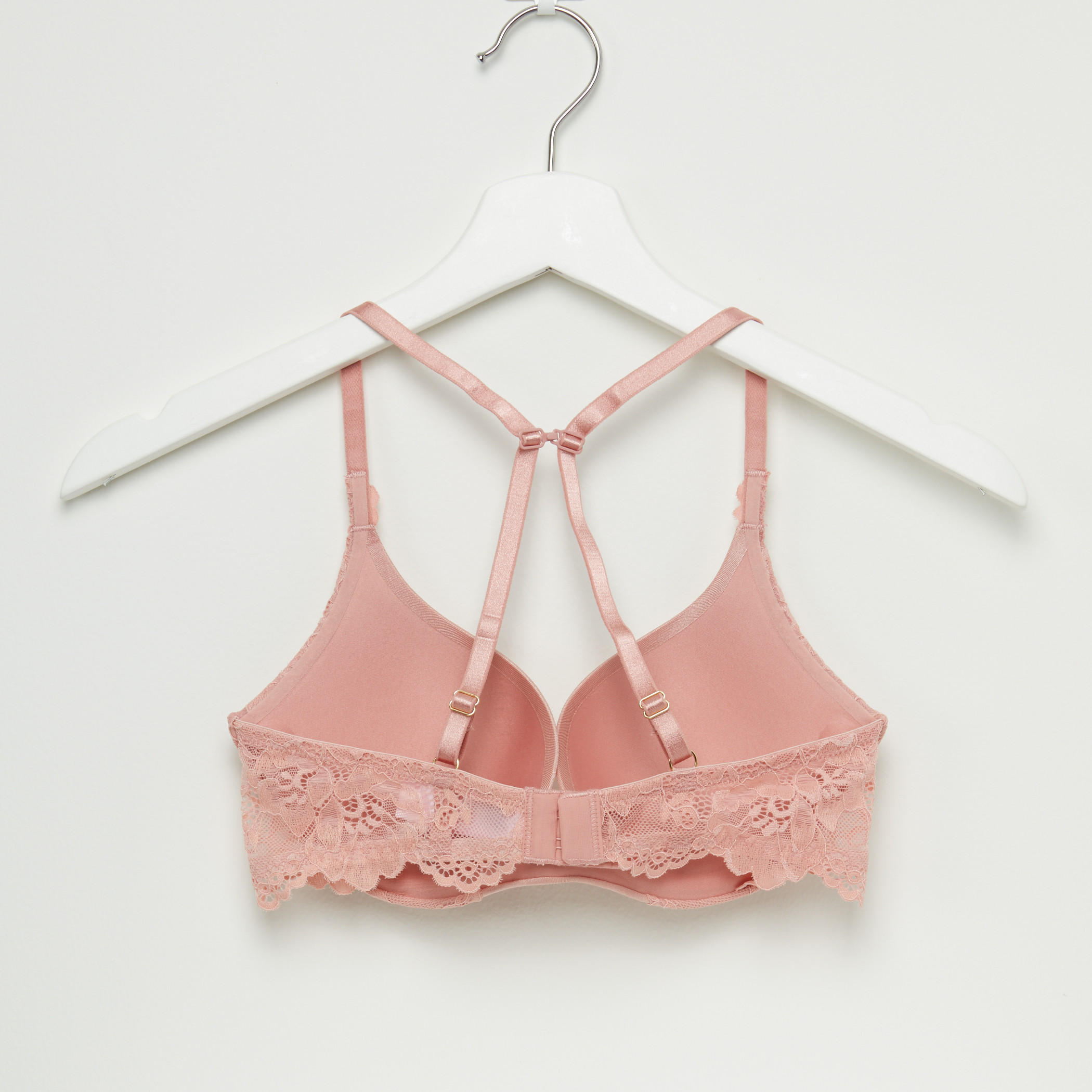 Lace Detail Padded Bra-women-clothing-lingerie-bras-image-2