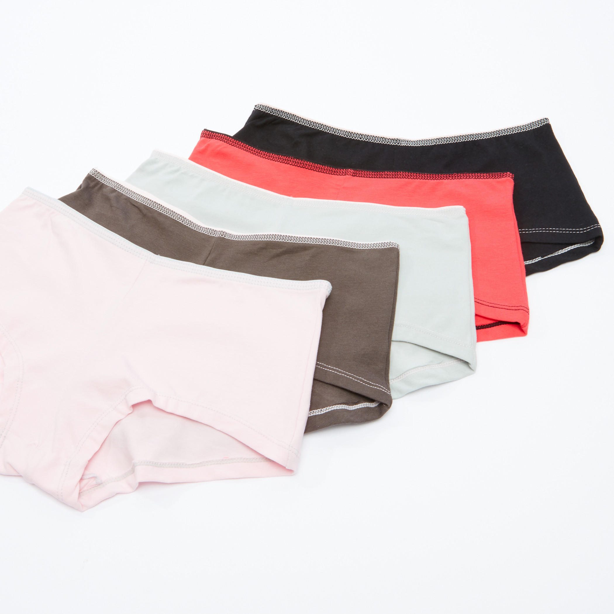 سراويل داخلية بخصر مطّاطي - طقم من 5 قطع-women-clothing-lingerie-panties-image-1