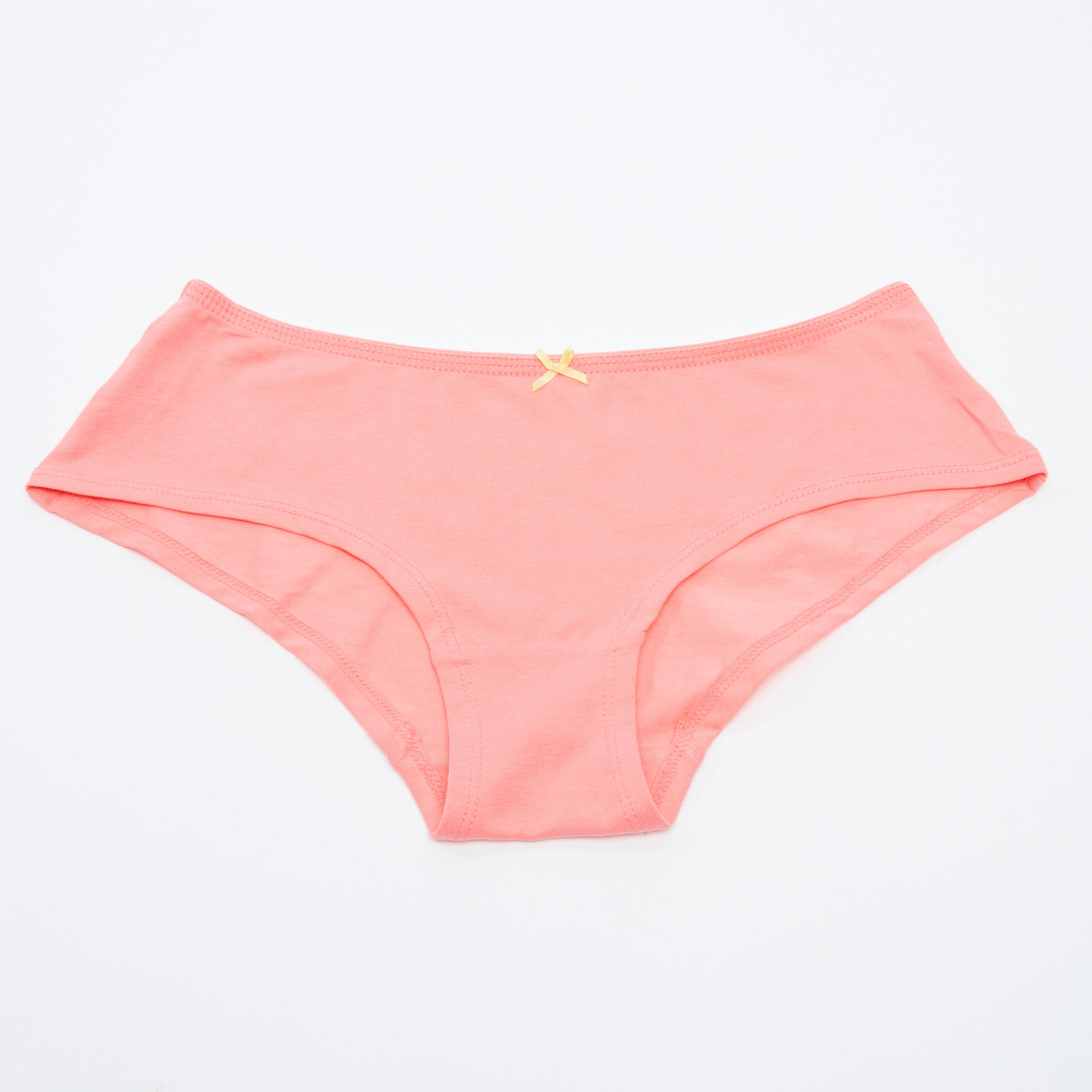 سراويل داخلية بخصر مطّاطي وفيونكة - طقم من 5 قطع-women-clothing-lingerie-panties-image-2