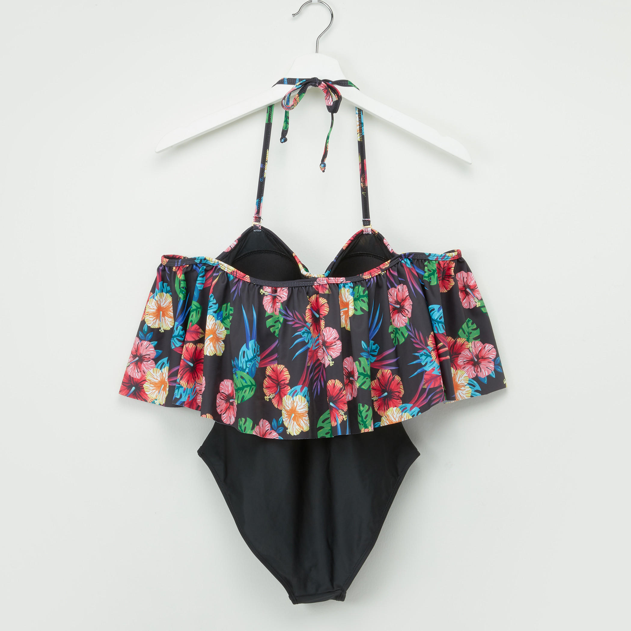 مونوكيني بطبعات زهرية وأكتاف مكشوفة وأربطة-women-clothing-swimandbeach-swimsuits-image-3