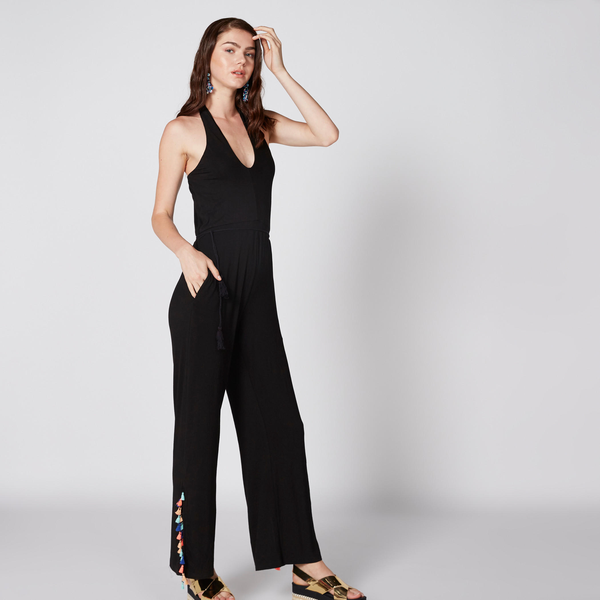 أفرول بياقة هالتر وجيوب-women-clothing-jumpsuits-image-1