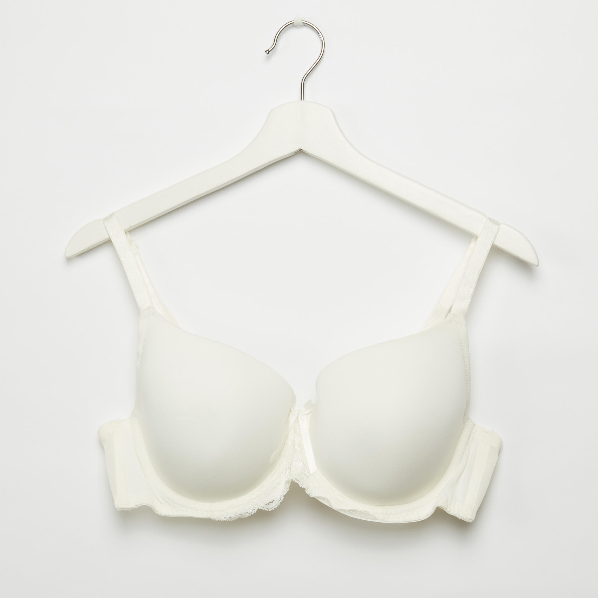 صدرية مبطّنة بتفاصيل دانتيل ومشبك إغلاق ناعم-women-clothing-lingerie-bras-image-1