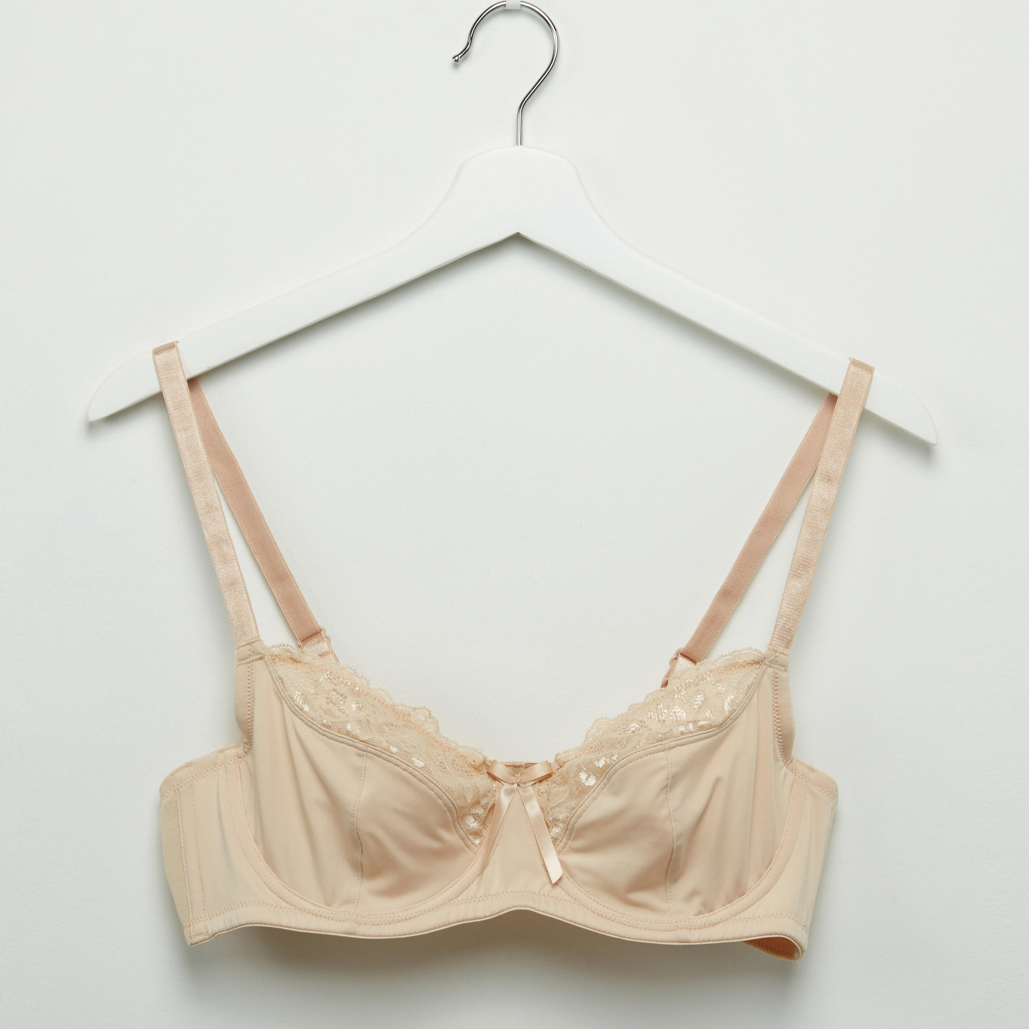صدريّة بحمّالات قابلة للتعديل ومشبك إغلاق وتفاصيل دانتيل-women-clothing-lingerie-bras-image-1
