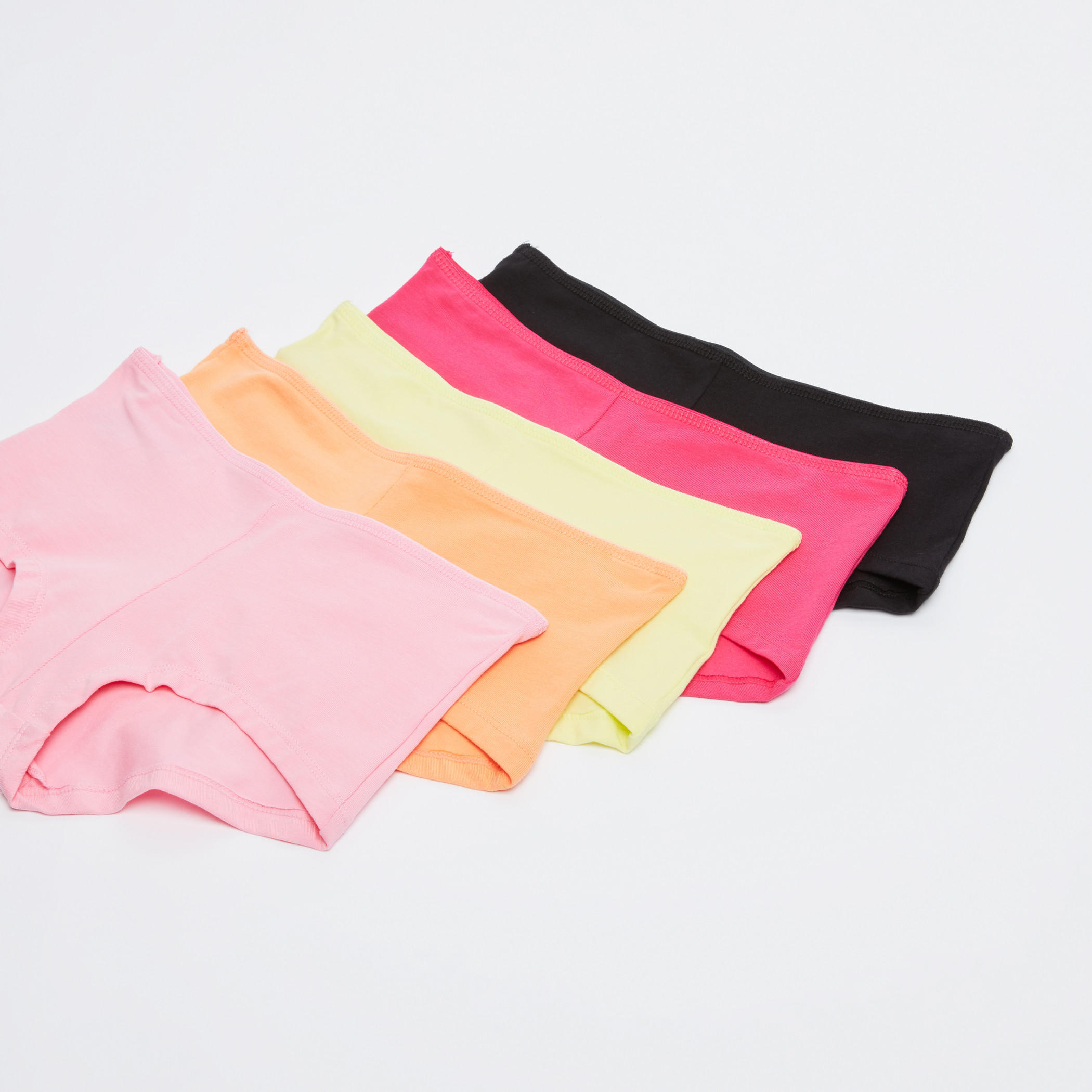 سراويل داخلية بخصر مطّاطي - طقم من 5 قطع-women-clothing-lingerie-panties-image-1