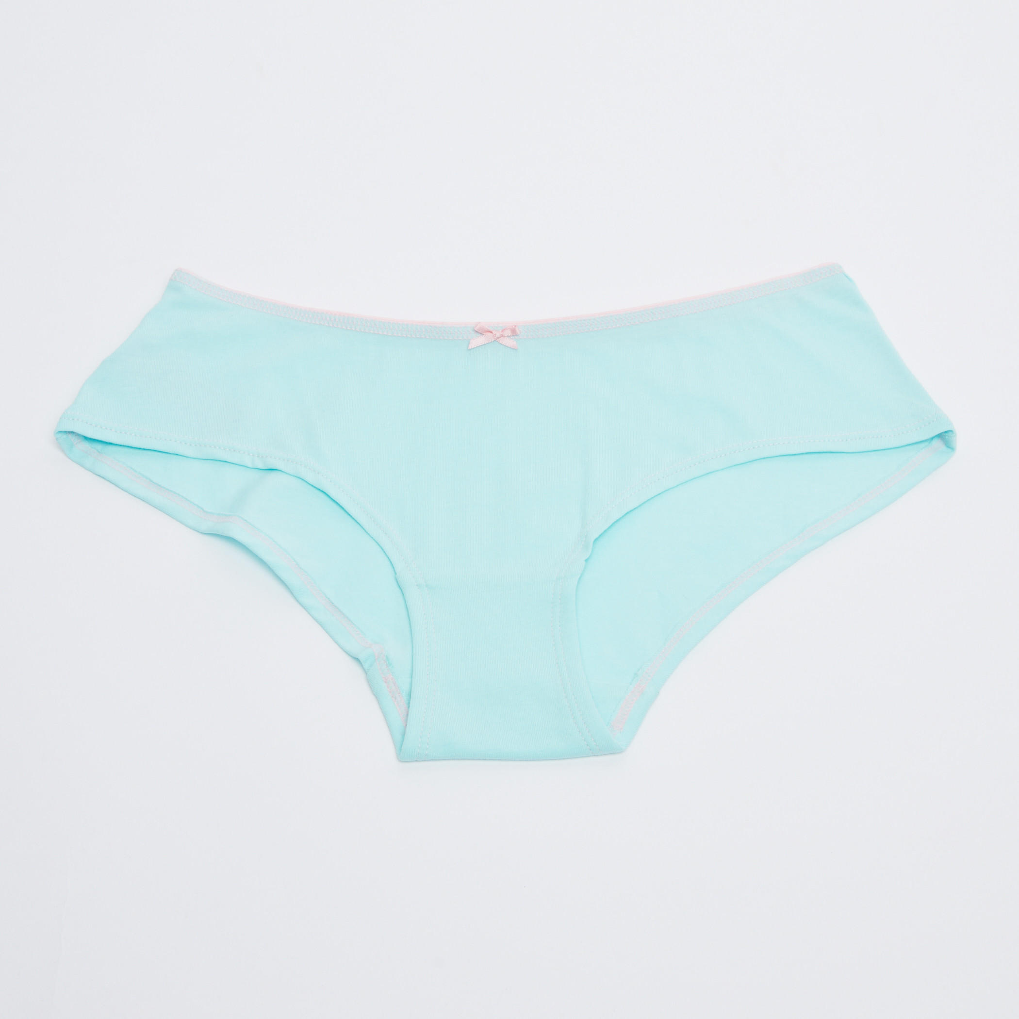 سراويل بريف بخياطة بارزة وخصر مطاطي-women-clothing-lingerie-panties-image-2