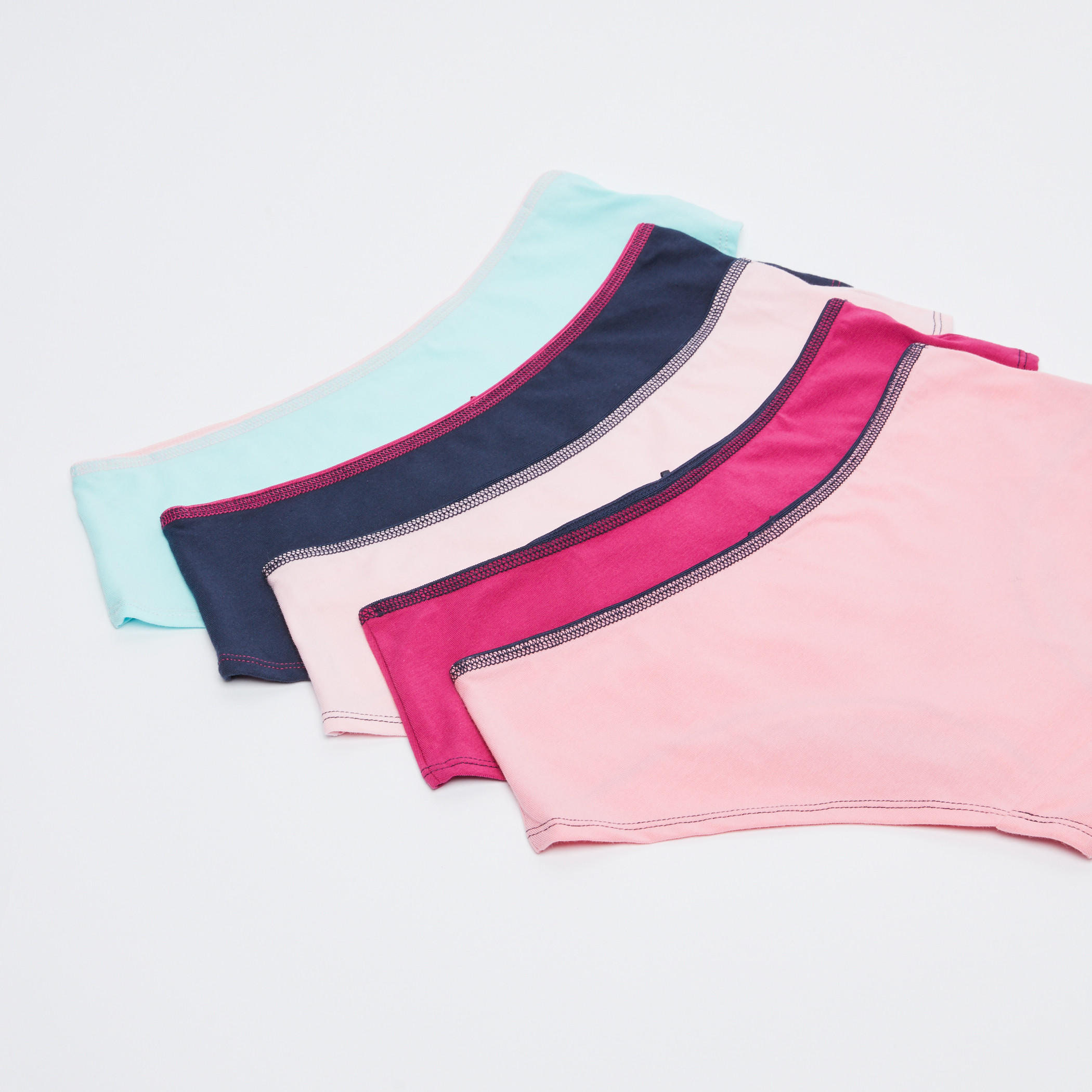 سراويل بريف بخياطة بارزة وخصر مطاطي-women-clothing-lingerie-panties-image-3