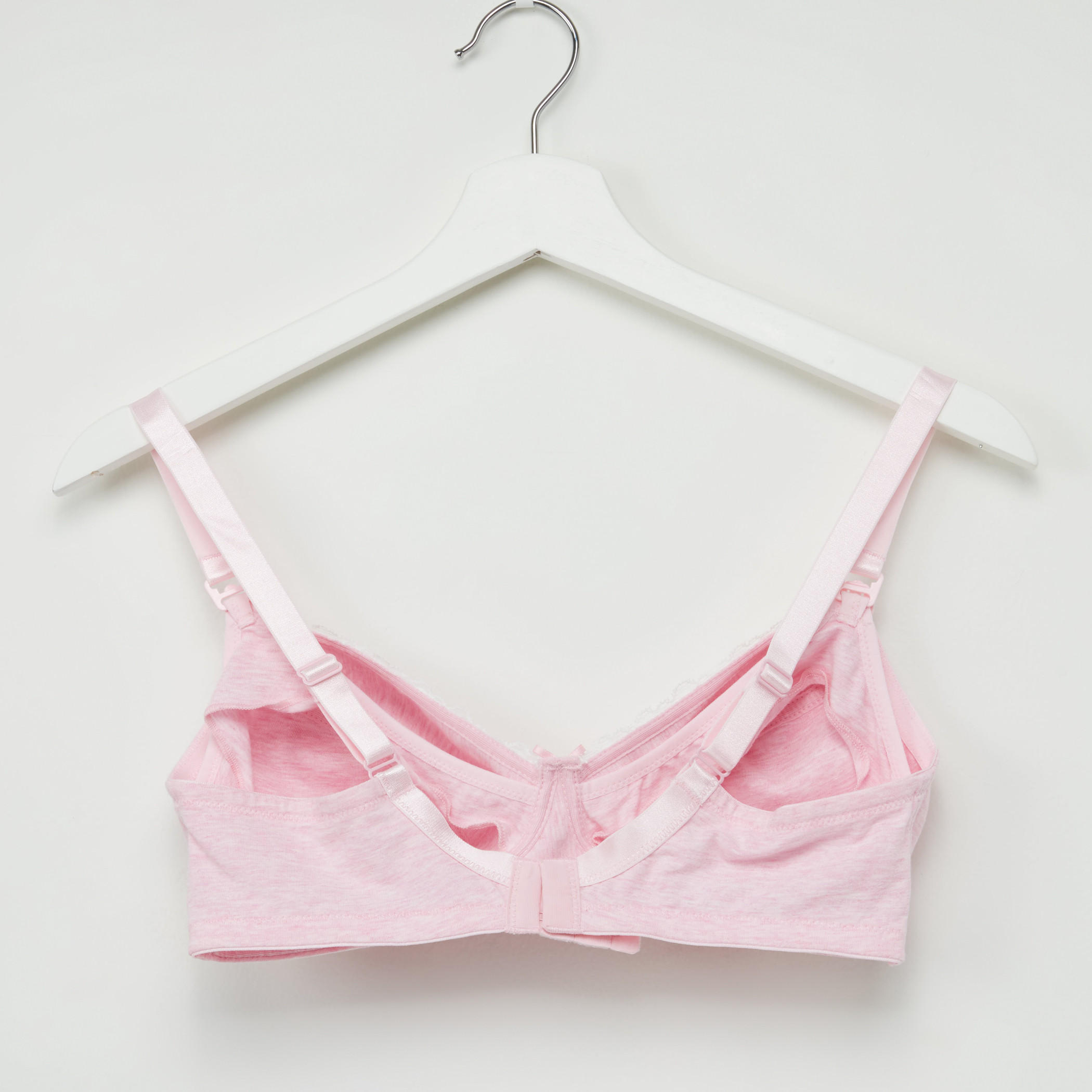 صدريّة ميلانج للحوامل بمشبك إغلاق وتفاصيل دانتيل-women-clothing-lingerie-bras-image-2