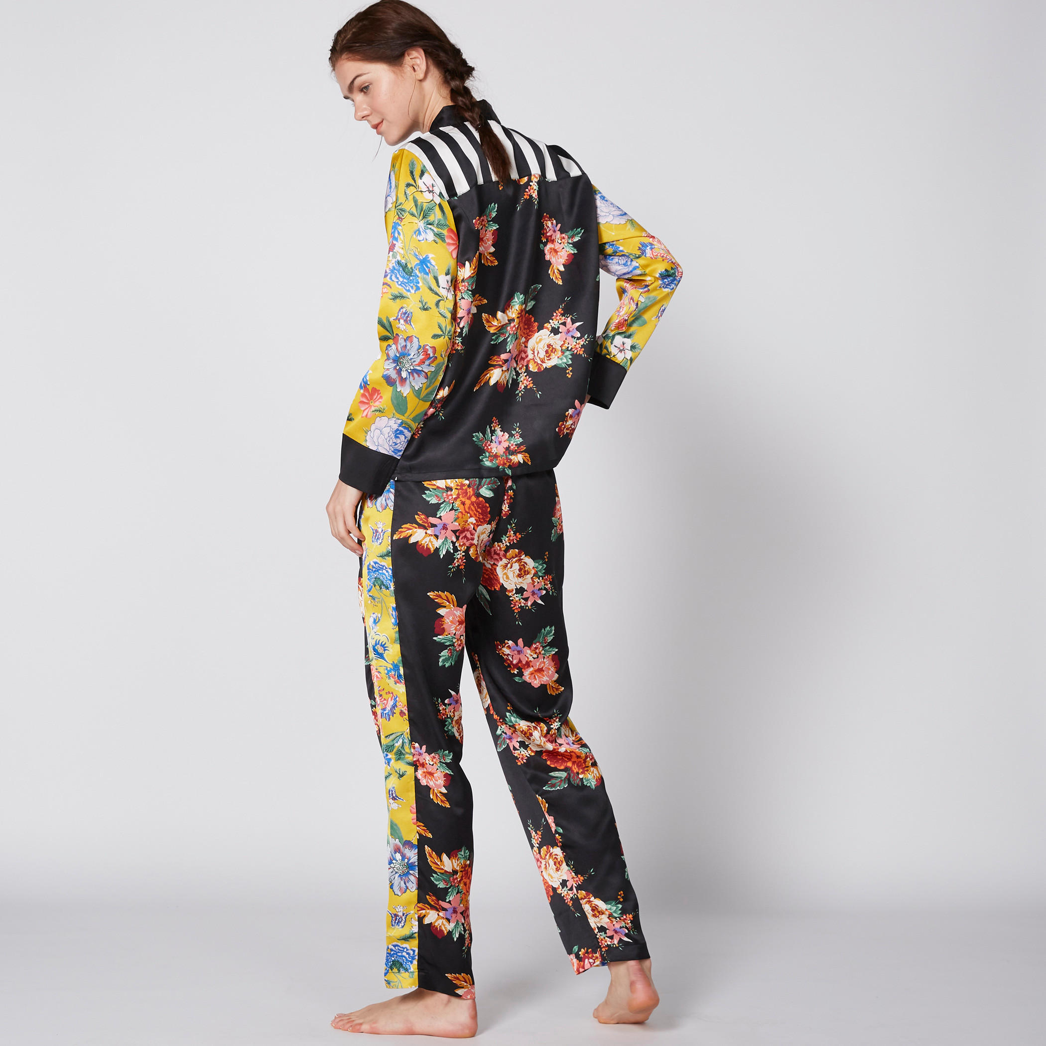 Printed Shirt and Pyjama Set-women-clothing-nightwear-pyjamas-longsets-image-2
