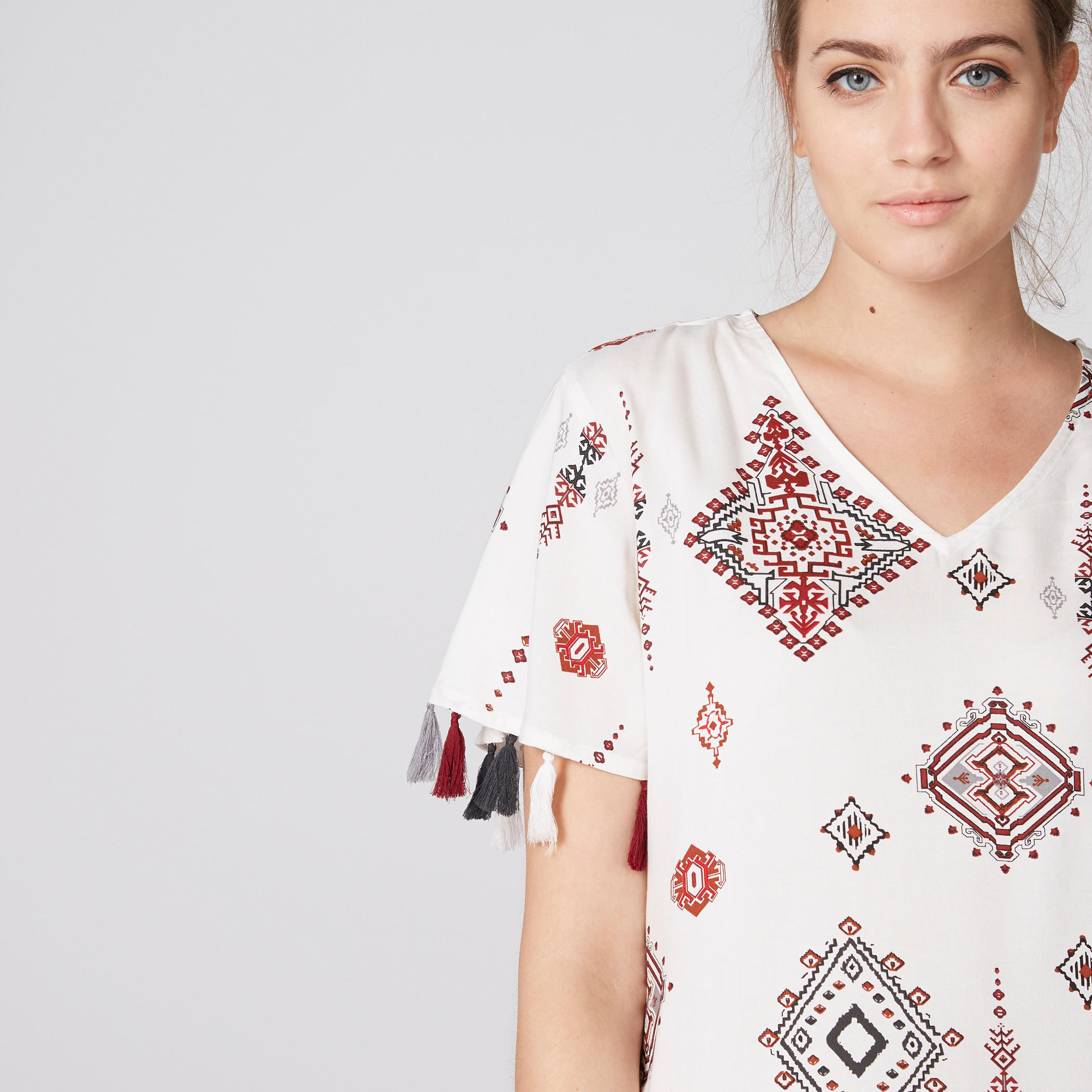 Assorted Sleep Dress with V-Neck and Tassels - Set of 2-women-clothing-nightwear-nighties-image-5