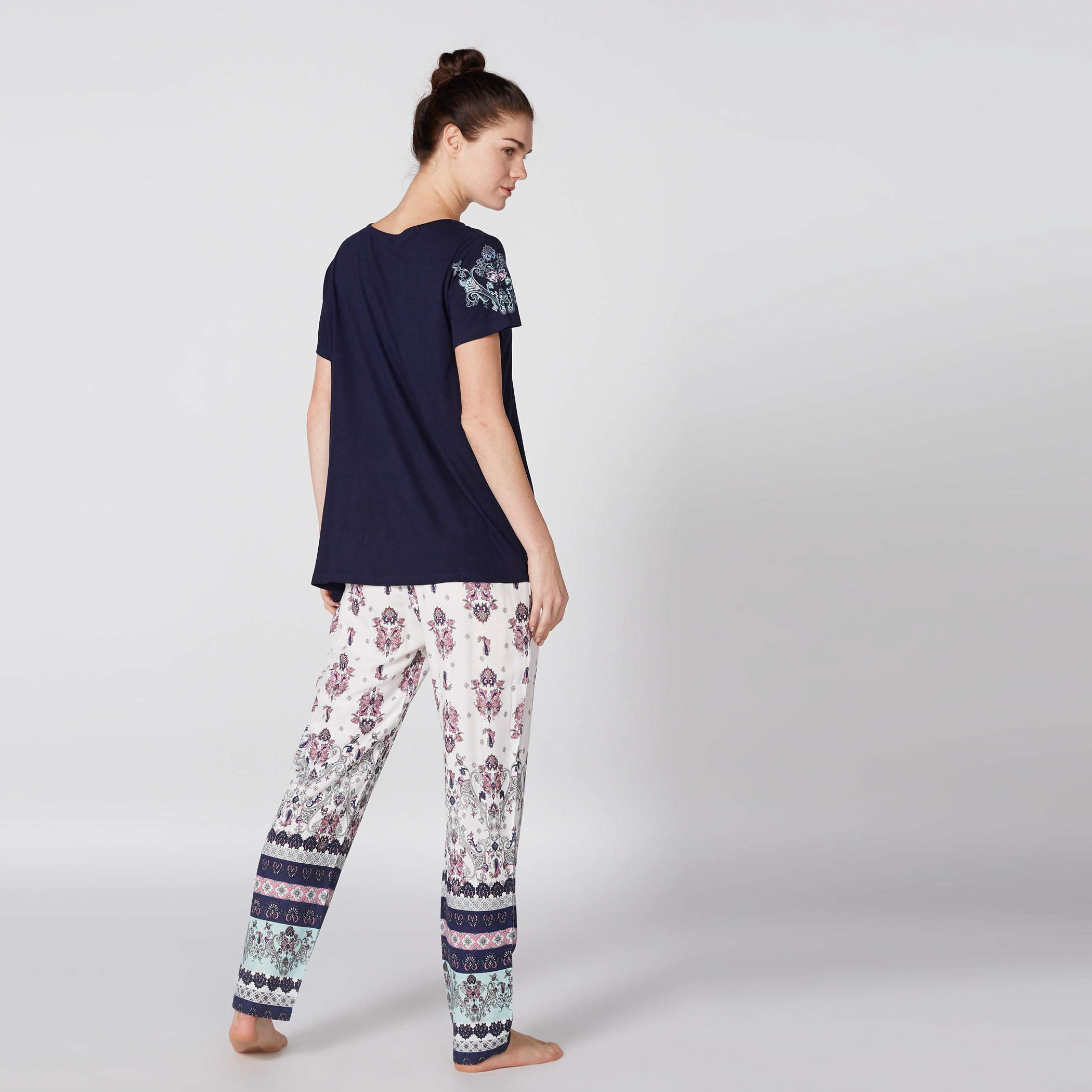 Printed Top and Pyjama Set-women-clothing-nightwear-pyjamas-longsets-image-2