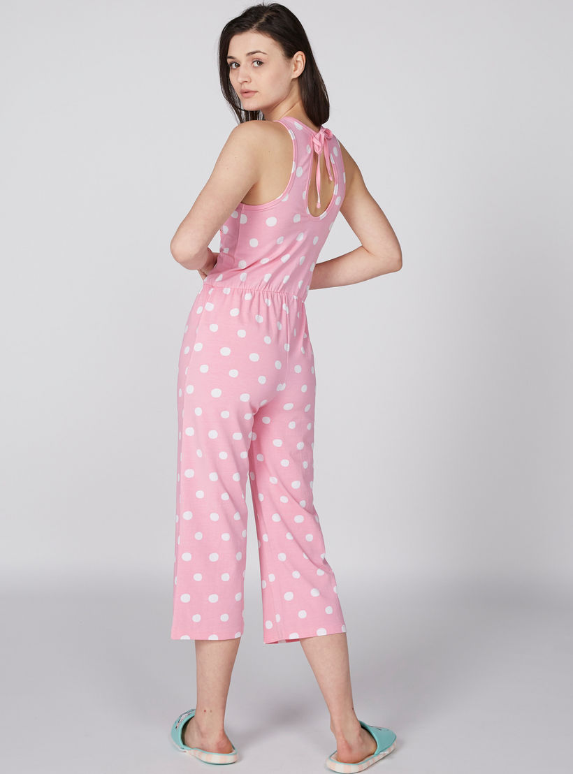 أفرول دون أكمام بياقة ضيّقة وطبعات دايزي داك-women-clothing-nightwear-nighties-image-3