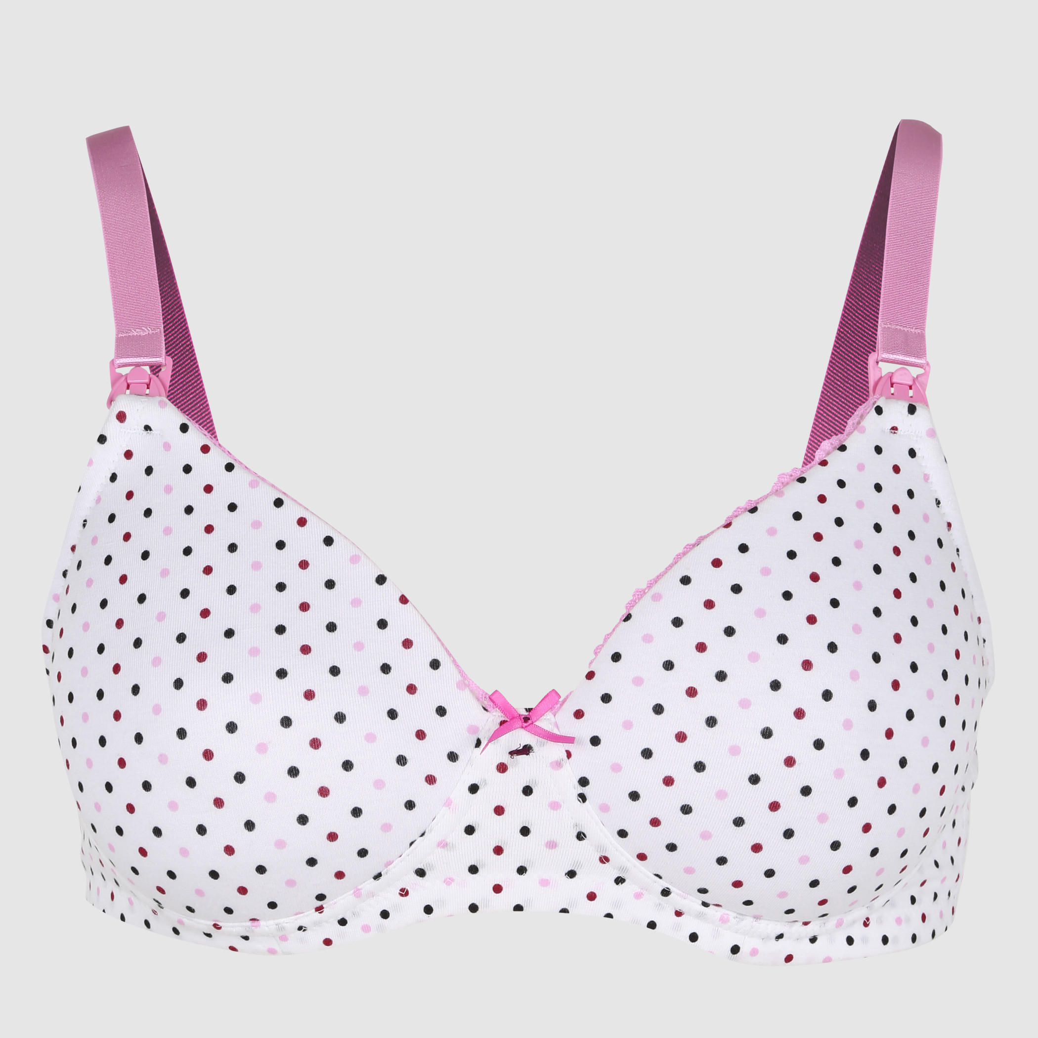 صدريّة بحمّالات قابلة للتعديل ومشبك إغلاق مع طبعات-women-clothing-lingerie-bras-image-2