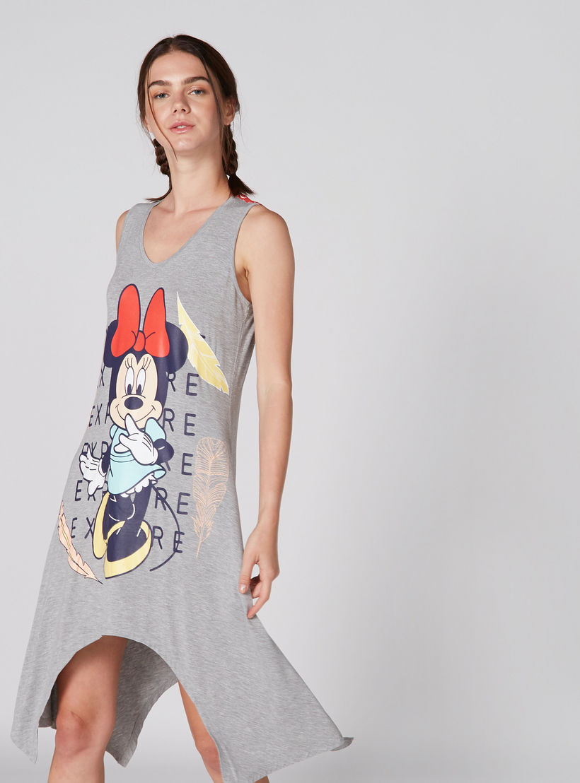 قميص نوم دون أكمام بياقة عميقة وطبعات ميني ماوس-women-clothing-nightwear-pyjamas-tops-image-3