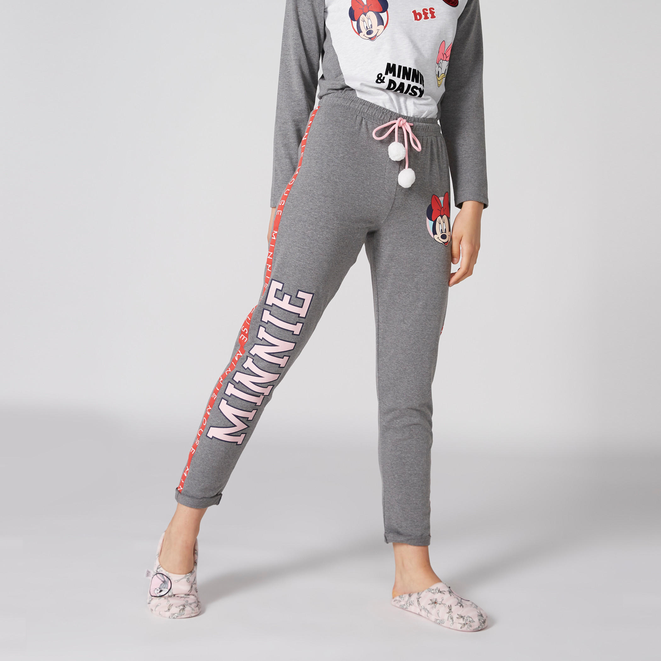 بنطال بيجاما بطبعات ميني ماوس-women-clothing-nightwear-pyjamas-bottoms-image-3