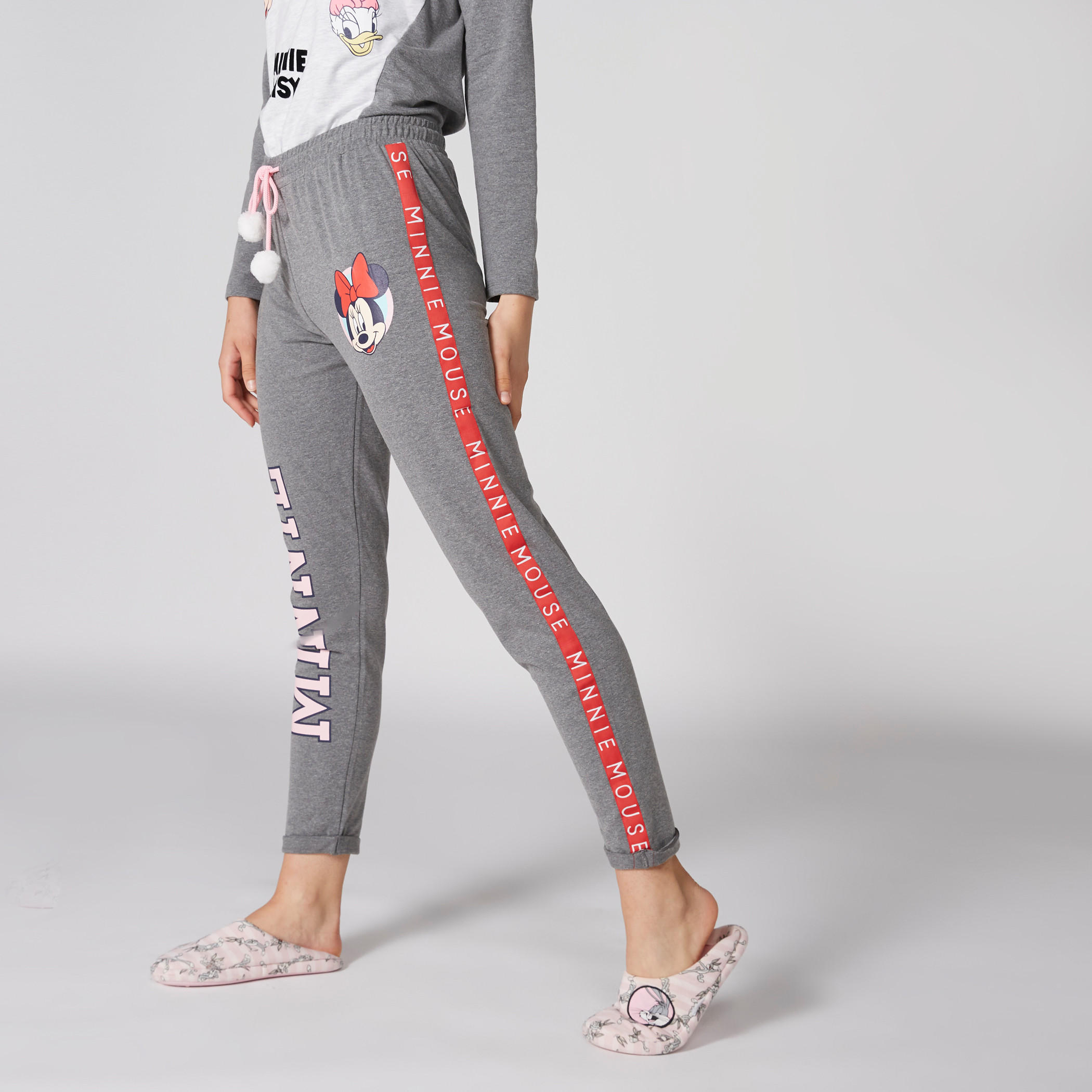 بنطال بيجاما بطبعات ميني ماوس-women-clothing-nightwear-pyjamas-bottoms-image-4