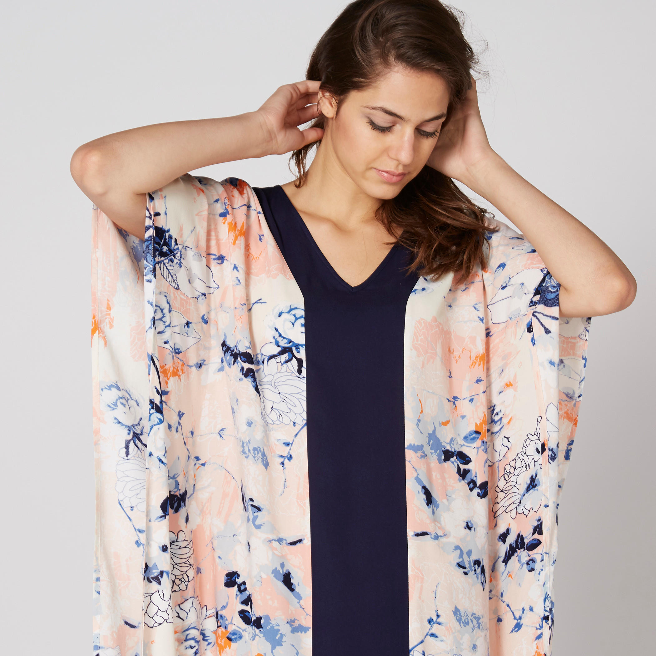 Printed Maxi Sleep Dress with V-Neck-women-clothing-nightwear-nighties-image-3