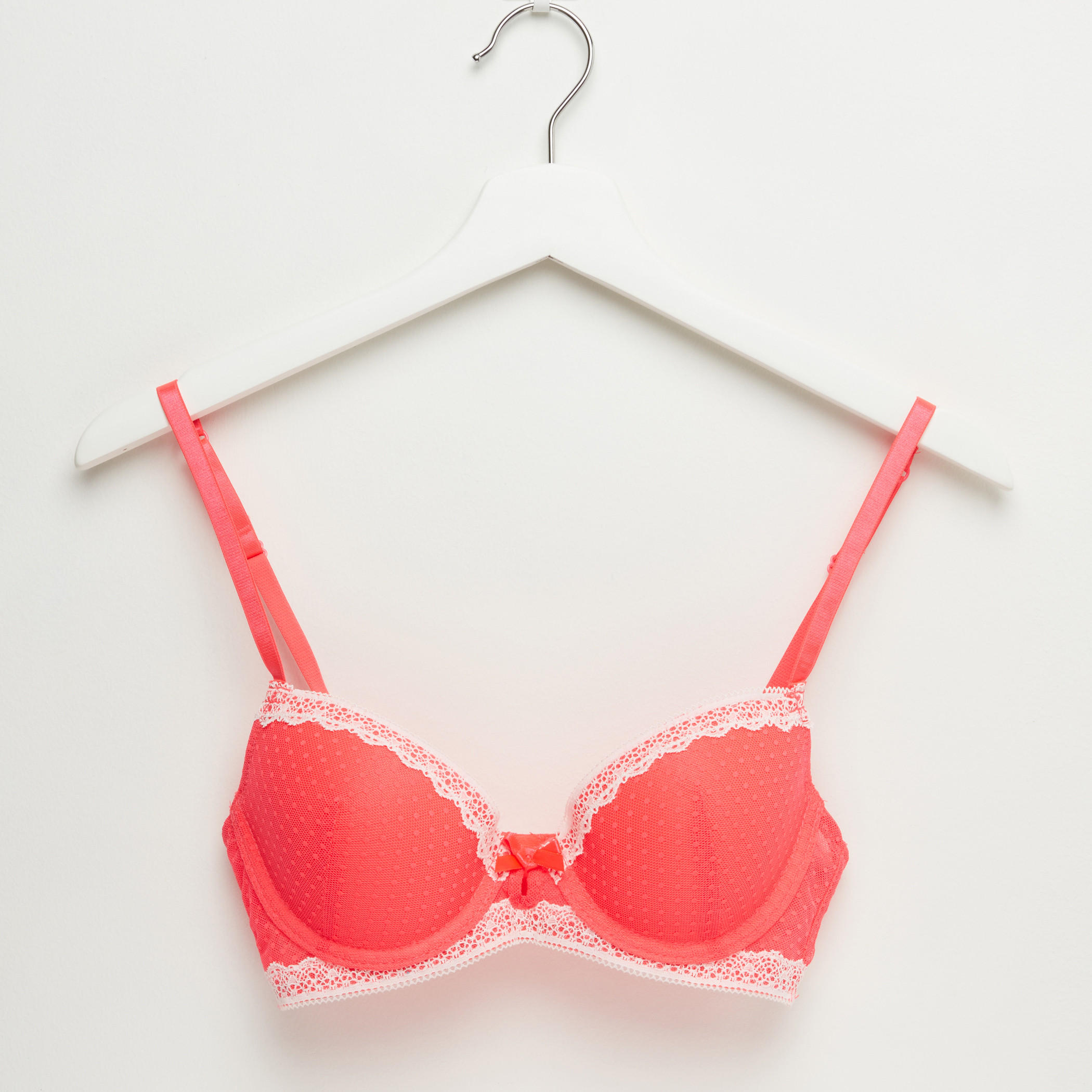 صدرية مبطّنة بتفاصيل دانتيل ومشبك إغلاق ناعم-women-clothing-lingerie-bras-image-1