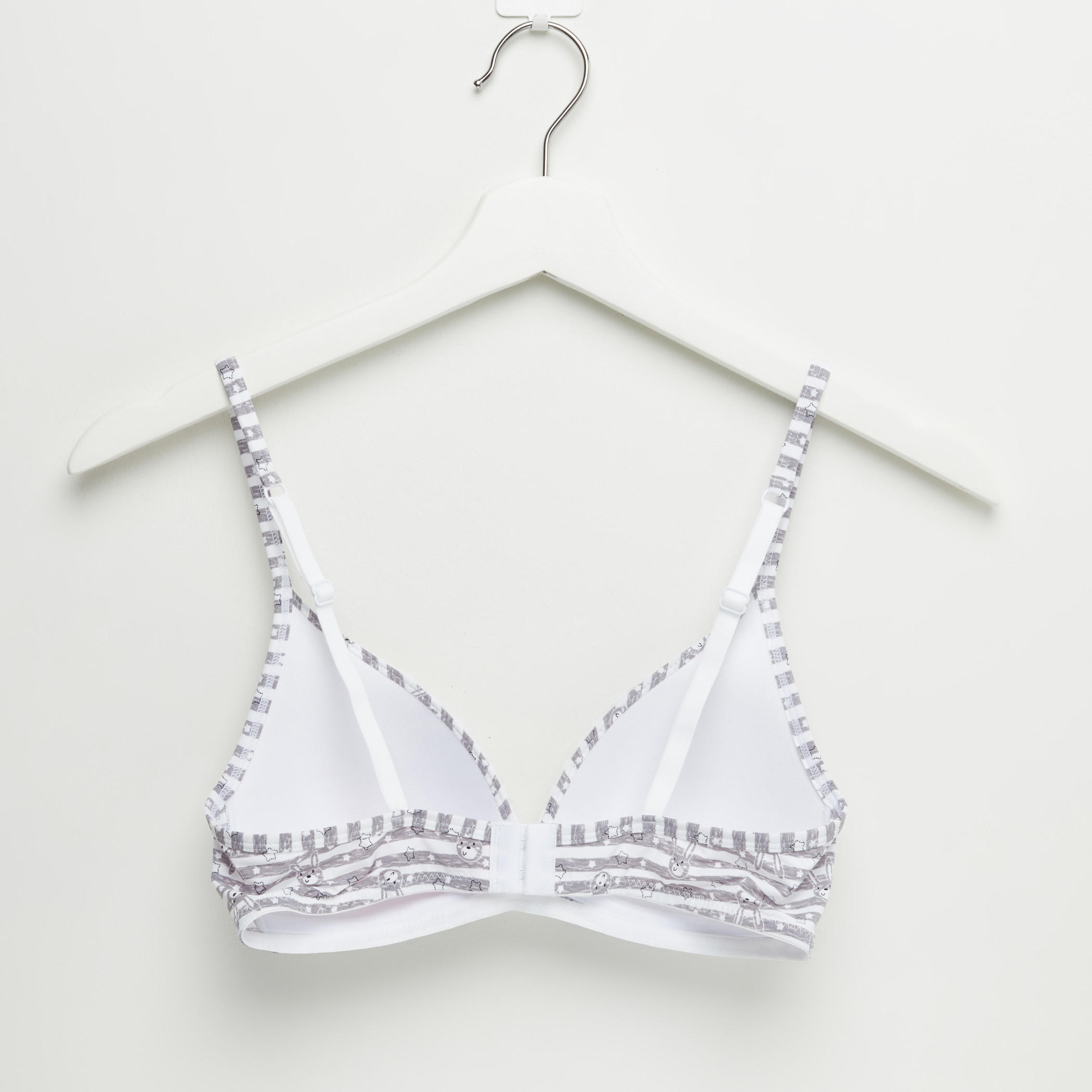صدريّة مبطّنة بتفاصيل دانتيل ومشبك إغلاق ناعم - طقم من قطعتين-women-clothing-lingerie-bras-image-3