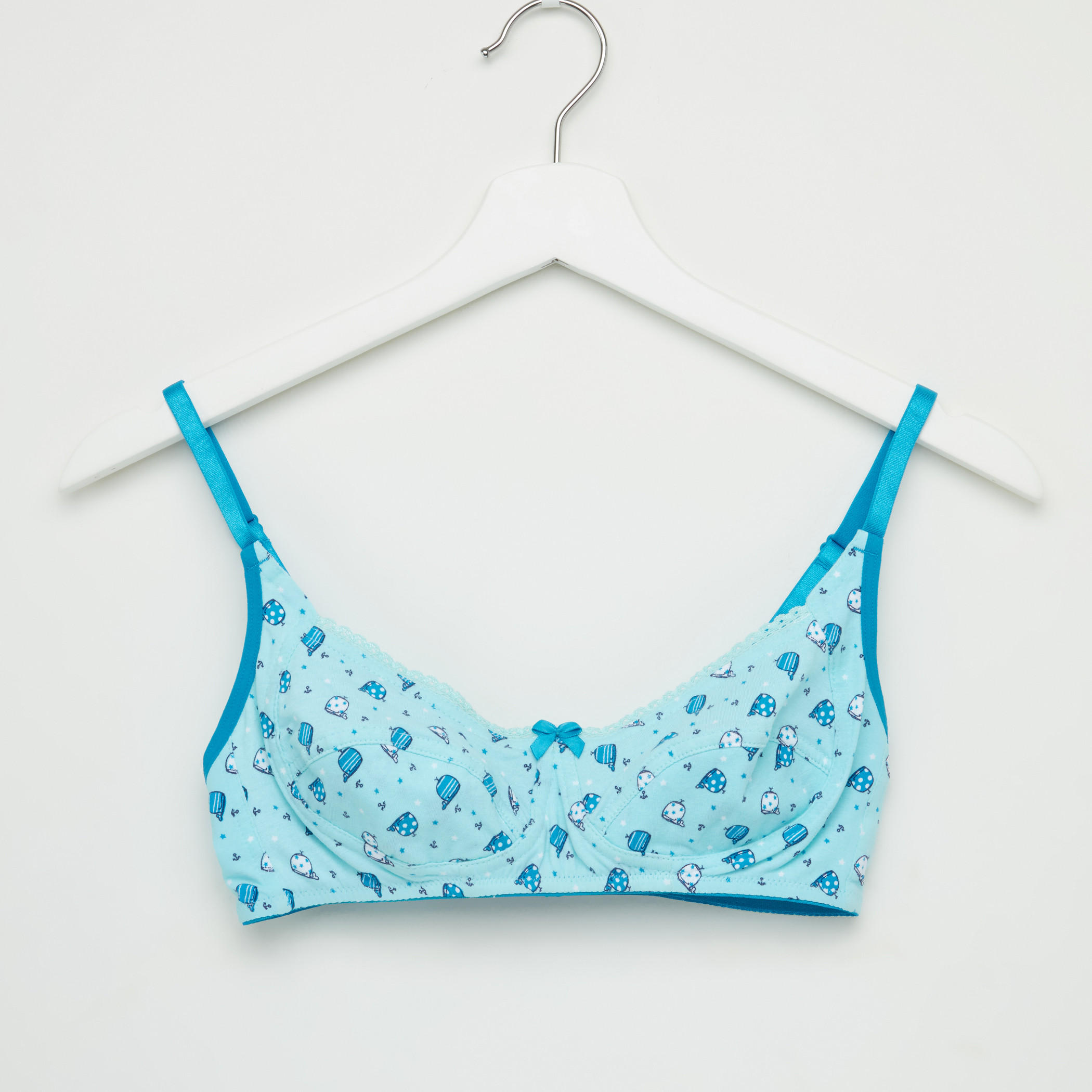 صدريّة بمشبك إغلاق ناعم وحمالات قابلة للتعديل - طقم من قطعتين متنوعتين-women-clothing-lingerie-bras-image-2
