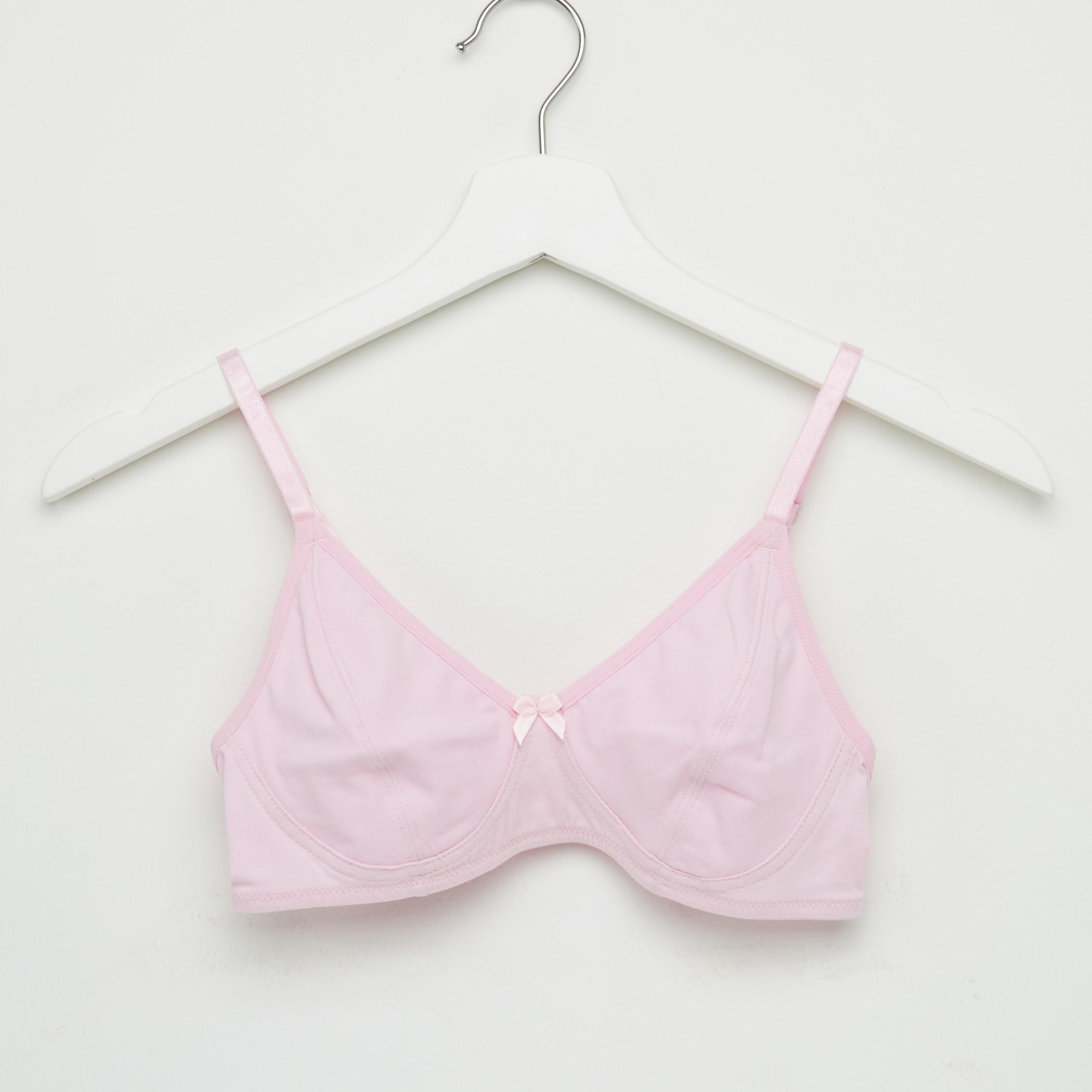 طقم صدريات تيشيرت وحمالات قابلة للضبط - قطعتين-women-clothing-lingerie-bras-image-4
